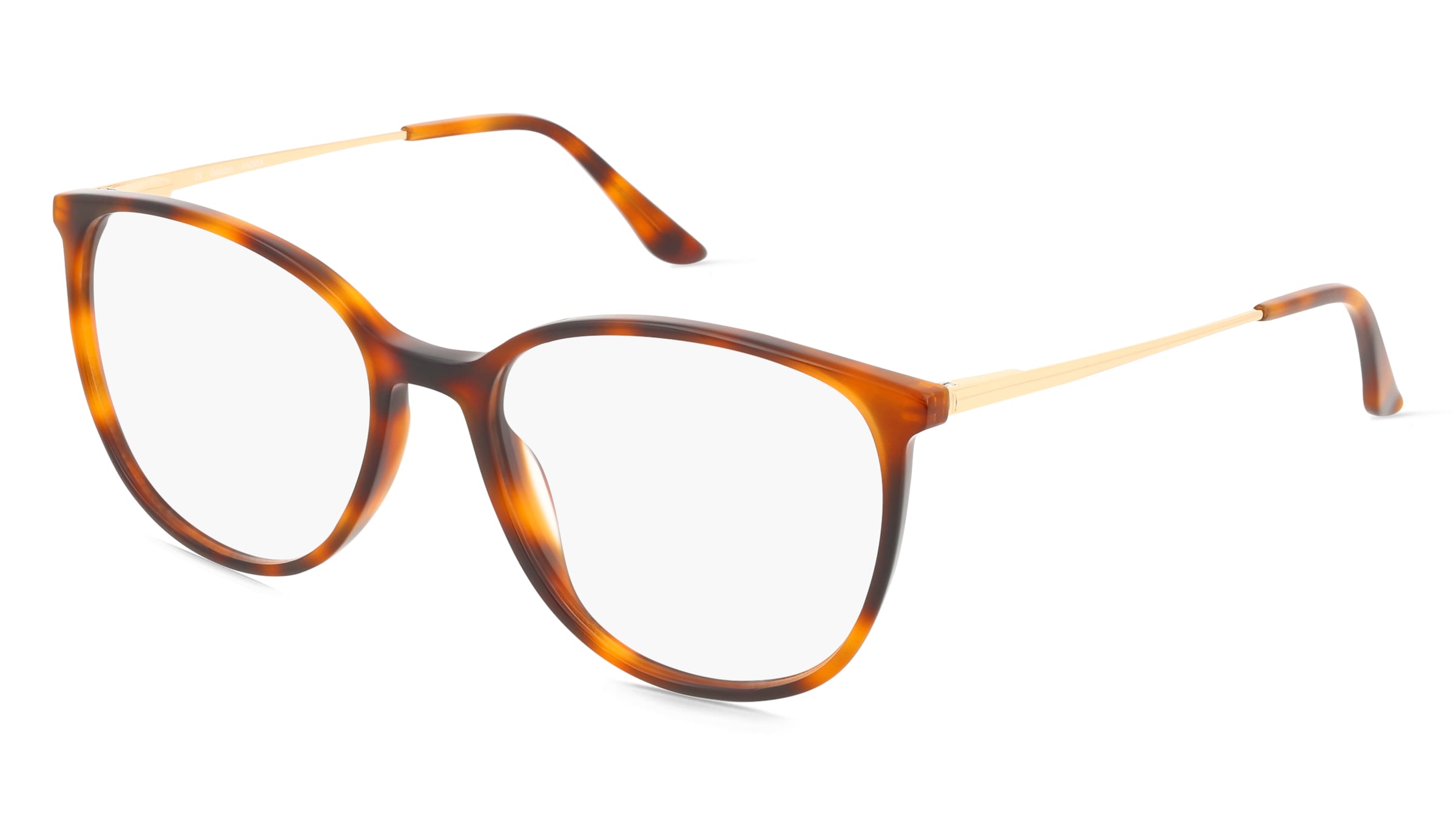 Fielmann ABC 090 FLEX CL ANDREA Damen-Brille inkl. Gläser Vollrand Panto Acetat-Gestell 53/17/140, Havanna