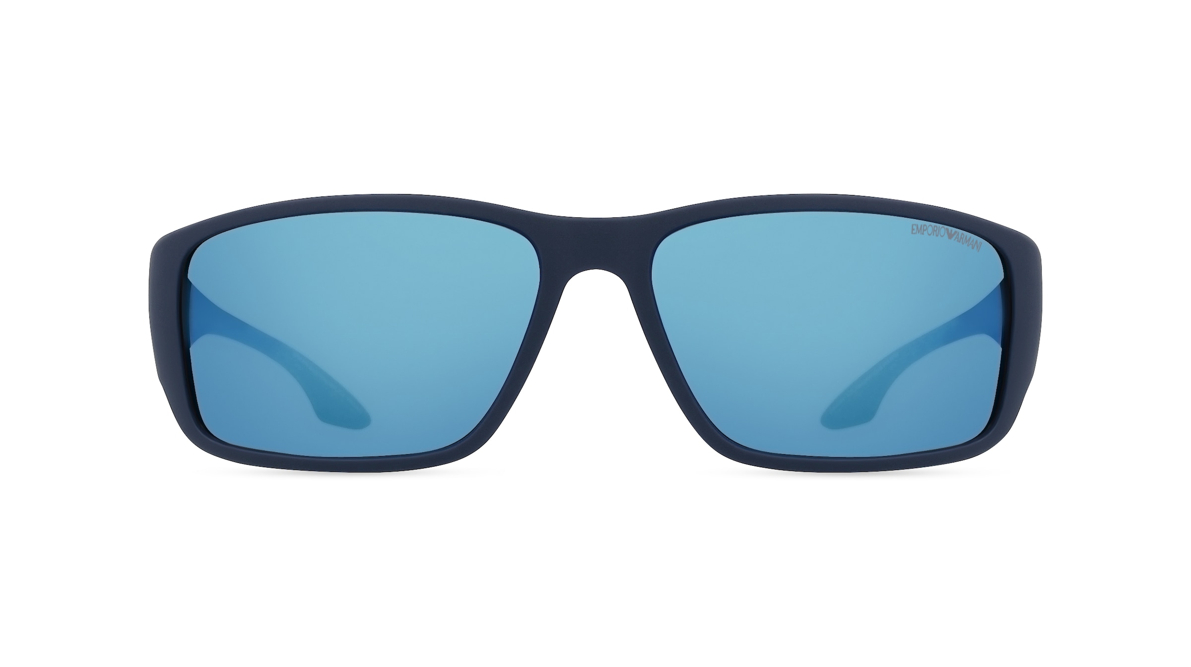 Emporio Armani EA4191U Herren-Sonnenbrille Vollrand Eckig Kunststoff-Gestell, blau