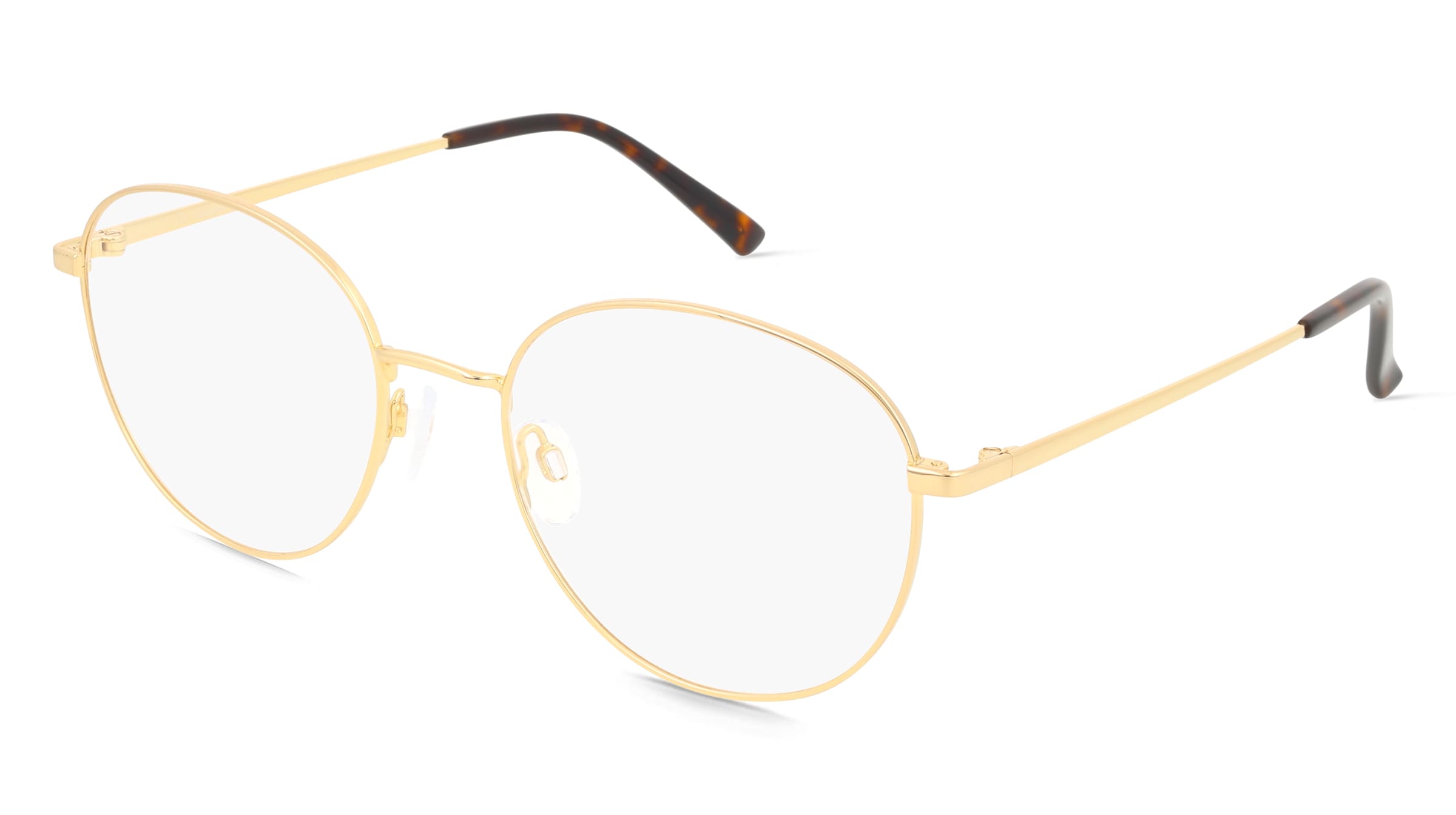 Fielmann BD 600 CL BO Unisex-Brille inkl. Gläser Vollrand Panto Edelstahl-Gestell 46/20/135, Gelb