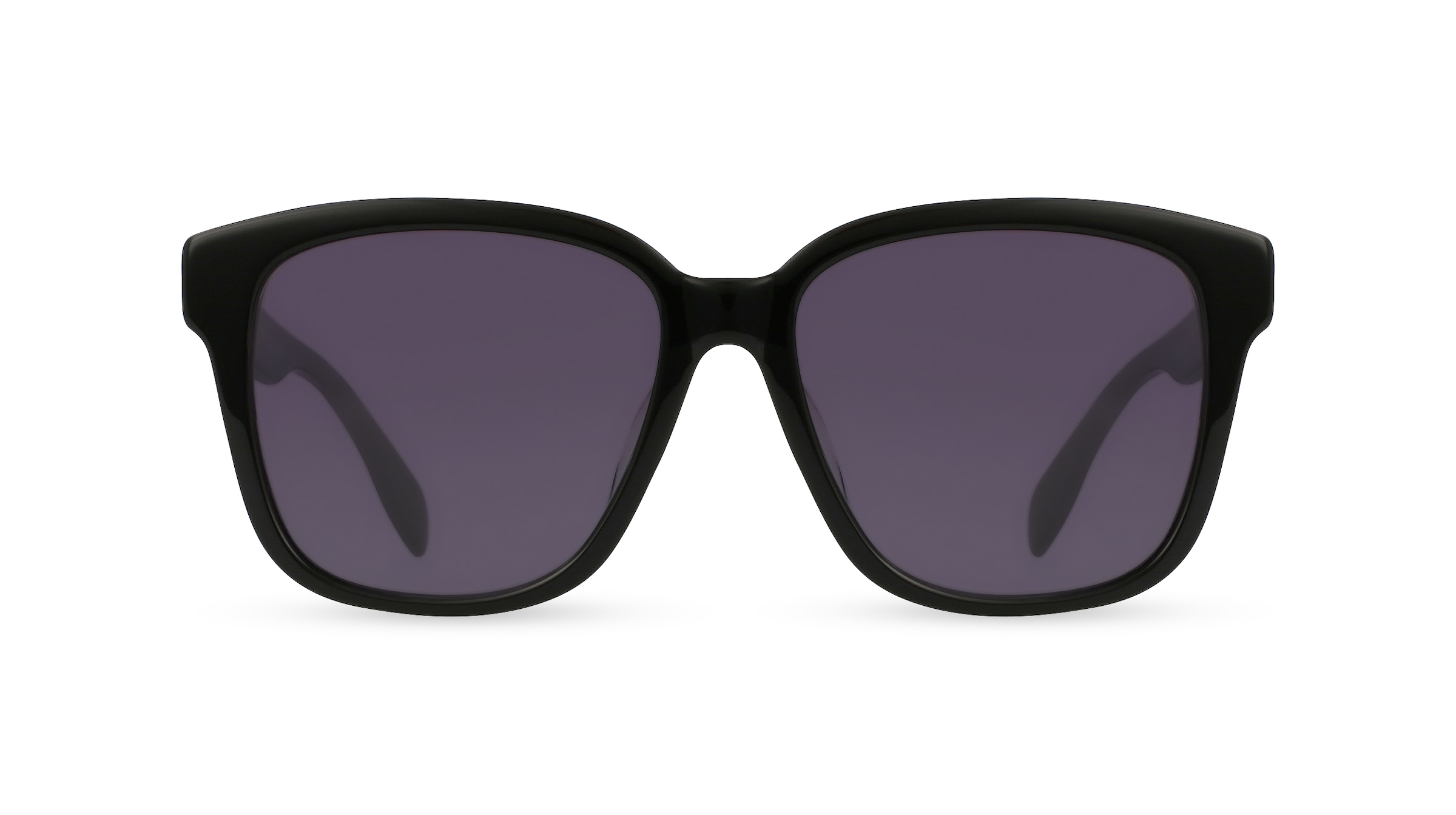 Alexander McQueen AM0331SK Damen-Sonnenbrille Vollrand Eckig Kunststoff-Gestell, schwarz