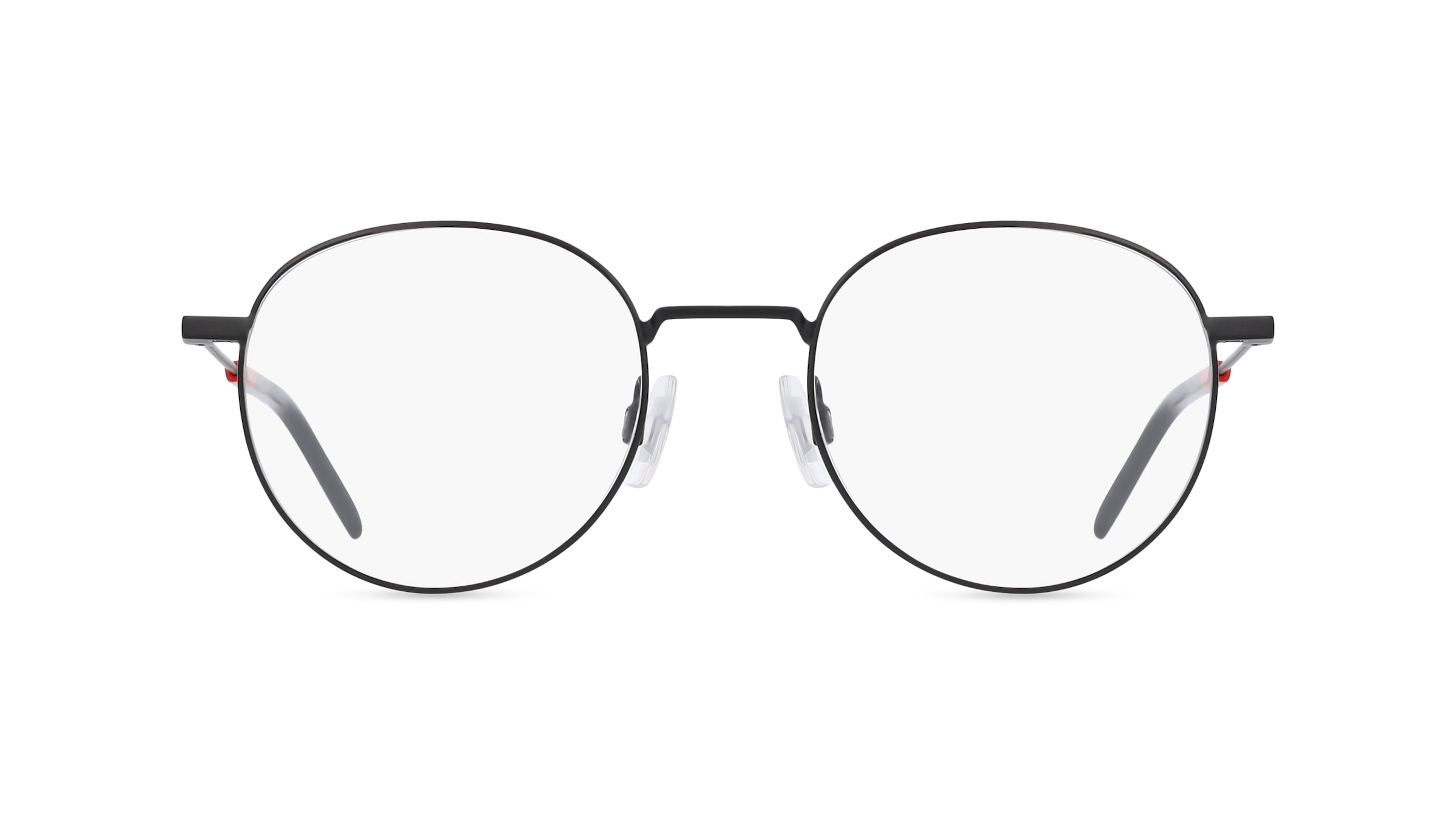 Hugo HG 1122 Herren-Brille inkl. Gläser Vollrand Rund Metall-Gestell 51mm/21mm/145mm, schwarz