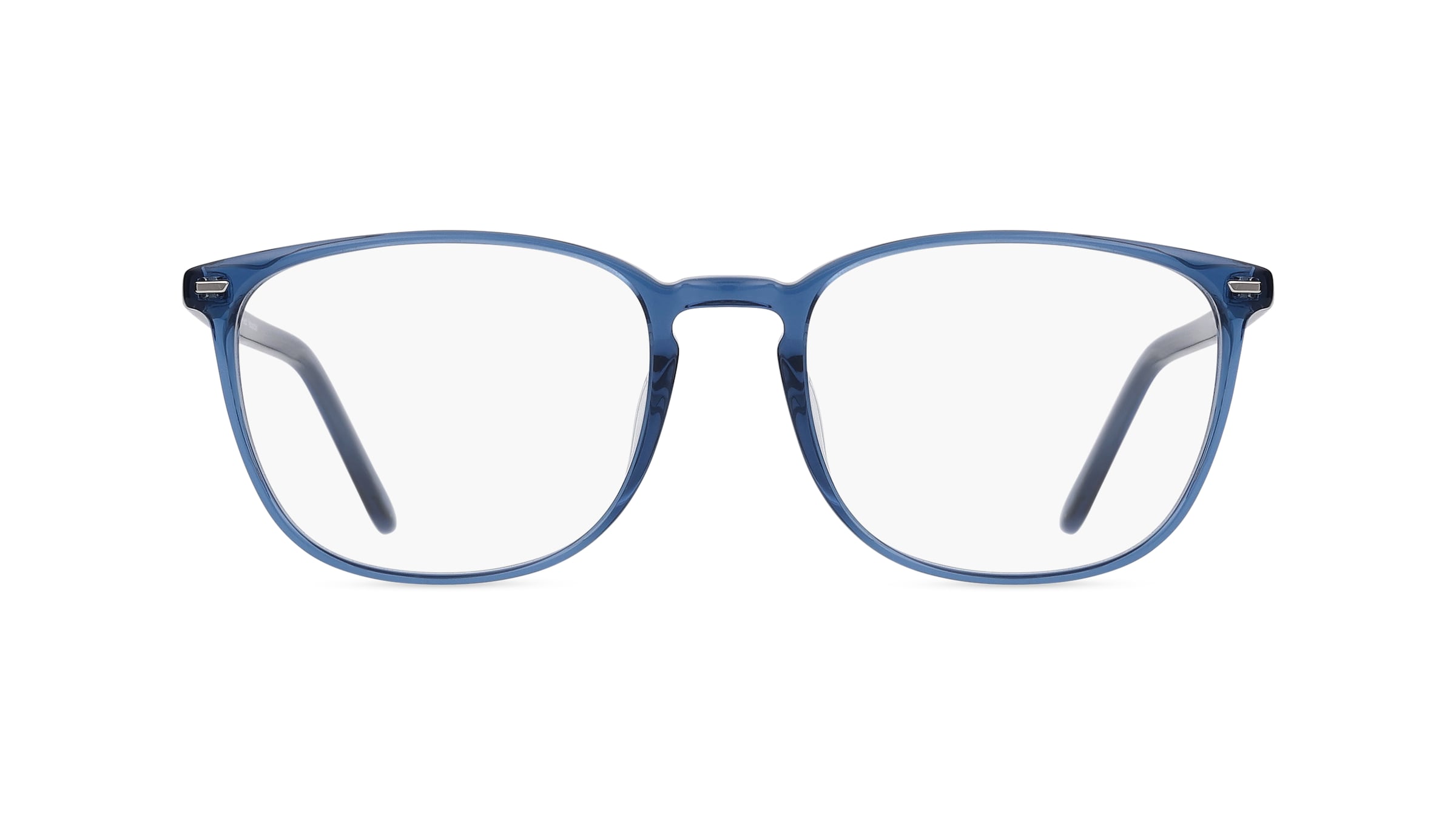 Fielmann 2213 FLEX CL Herren-Brille inkl. Gläser Vollrand Eckig Acetat-Gestell 53mm/19mm/145mm, blau