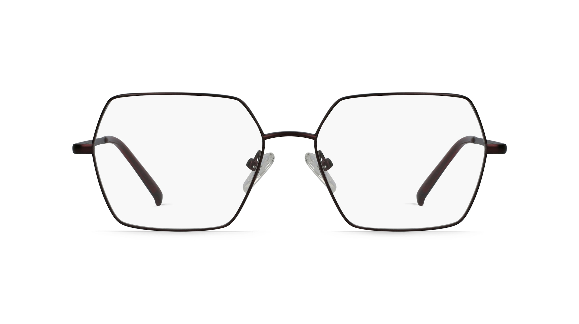 Fielmann BD 459 FA Damen-Brille inkl. Gläser Vollrand Achteckig Edelstahl-Gestell 53mm/15mm/135mm, lila