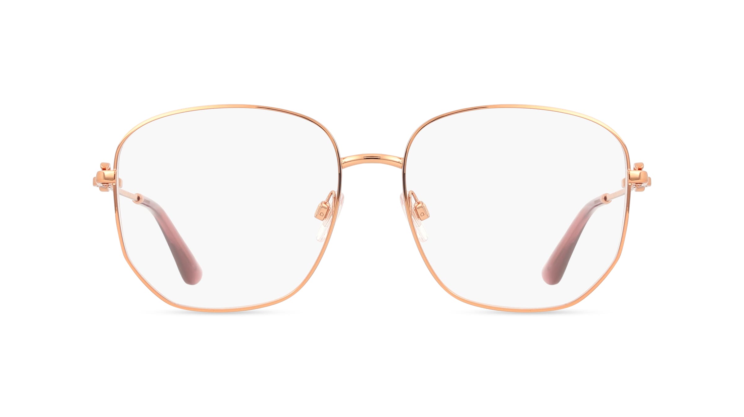 Dolce&Gabbana DG1356 Damen-Brille inkl. Gläser Vollrand Panto Edelstahl-Gestell 57mm/16mm/140mm, Pink