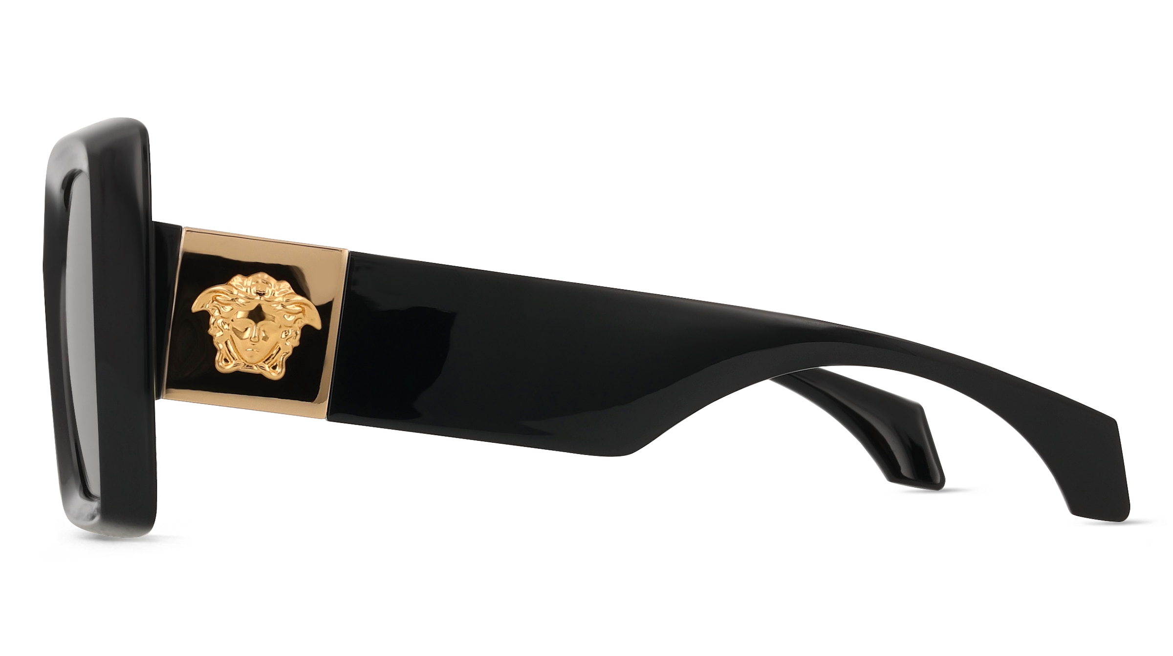 Thumbnail - Versace 0VE4467U Damen-Sonnenbrille Vollrand Eckig Metall-Gestell, schwarz