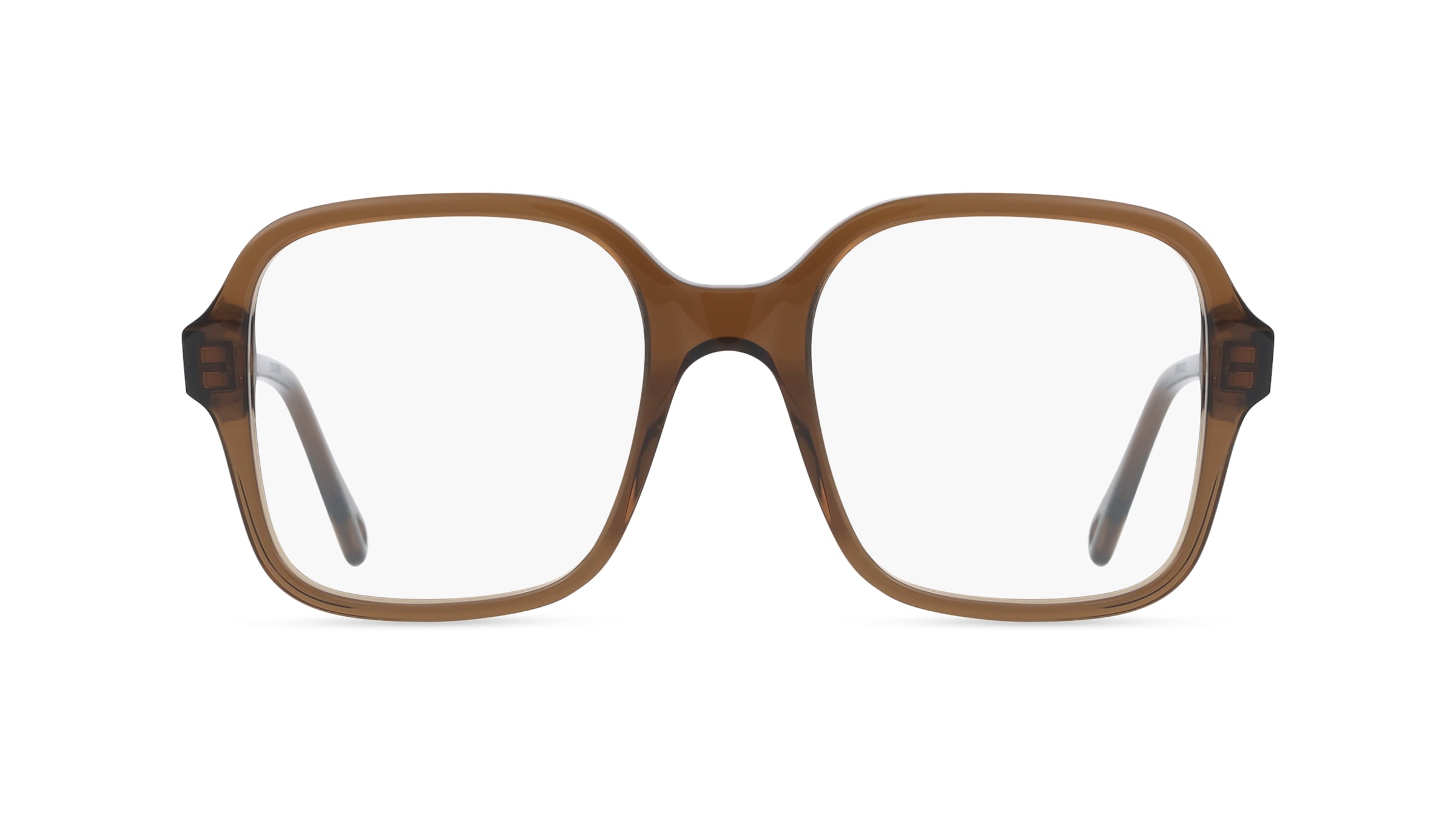Chloé CH0126O Damen-Brille inkl. Gläser Vollrand Eckig Acetat-Gestell 49/18/145, braun