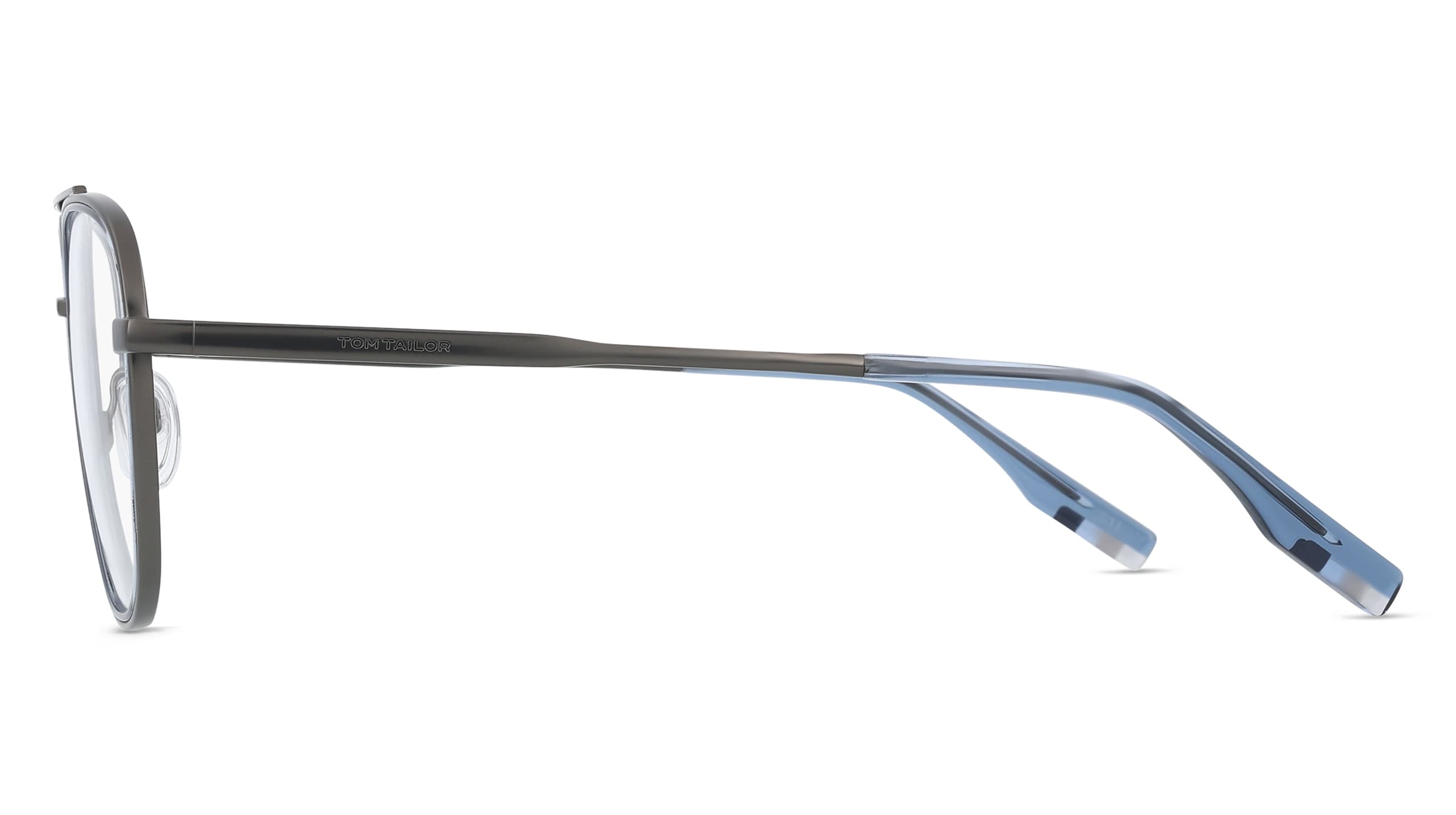 Thumbnail - Tom Tailor 671019 Unisex-Brille inkl. Gläser Vollrand Pilot Acetat-Gestell 54/18/140, grau