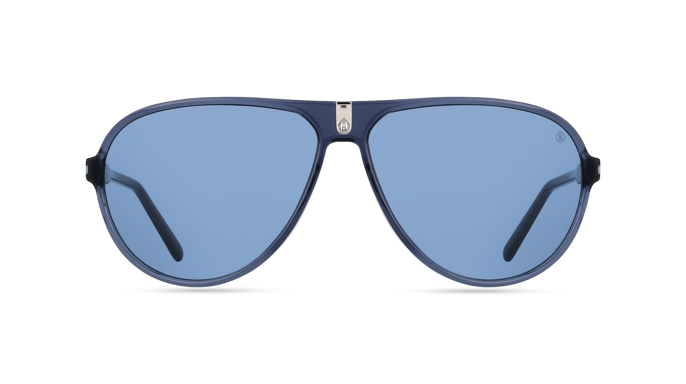 Bogner BO 7103 Unisex-Sonnenbrille Vollrand Pilot Kunststoff-Gestell, blau