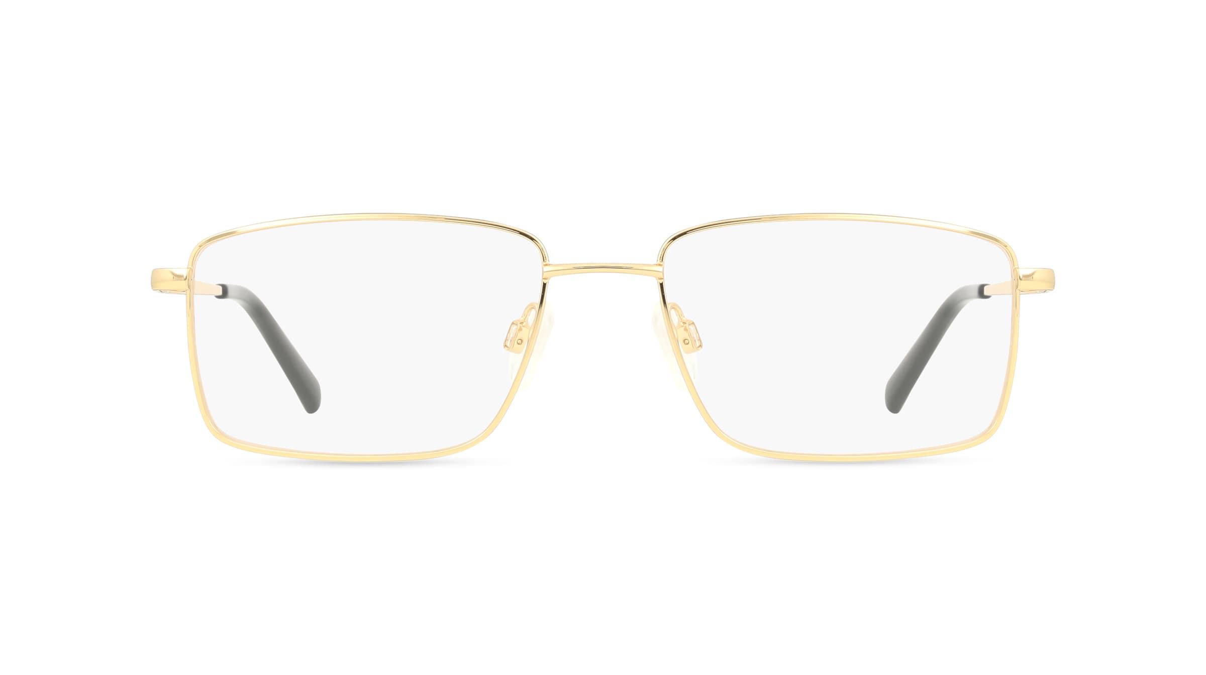 Fielmann MO 003 CL RIKO Herren-Brille inkl. Gläser Vollrand Quadratisch Edelstahl-Gestell 54/17/145, Gold