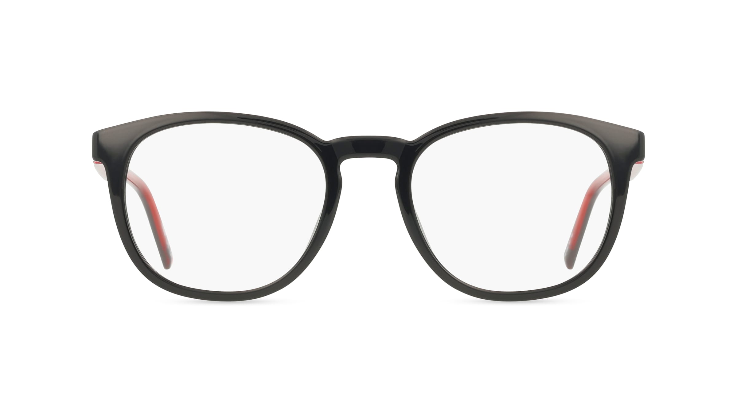 Hugo HG 1360 Herren-Brille inkl. Gläser Vollrand Panto Kunststoff-Gestell 42mm/20mm/145mm, schwarz