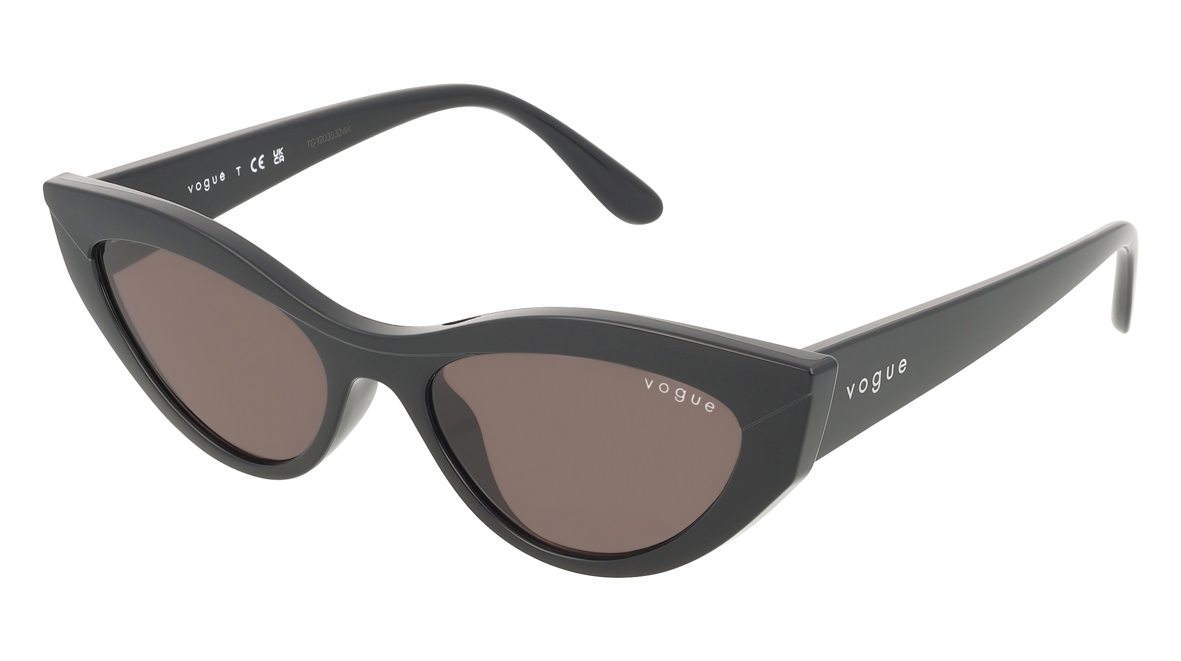 Luxottica Fashion Brillen Vertriebs Gmbh Damen Schwarz Vogue 0Vo5637su -Sonnenbrille Vollrand Cat Eye Kunststoff-Gestell,