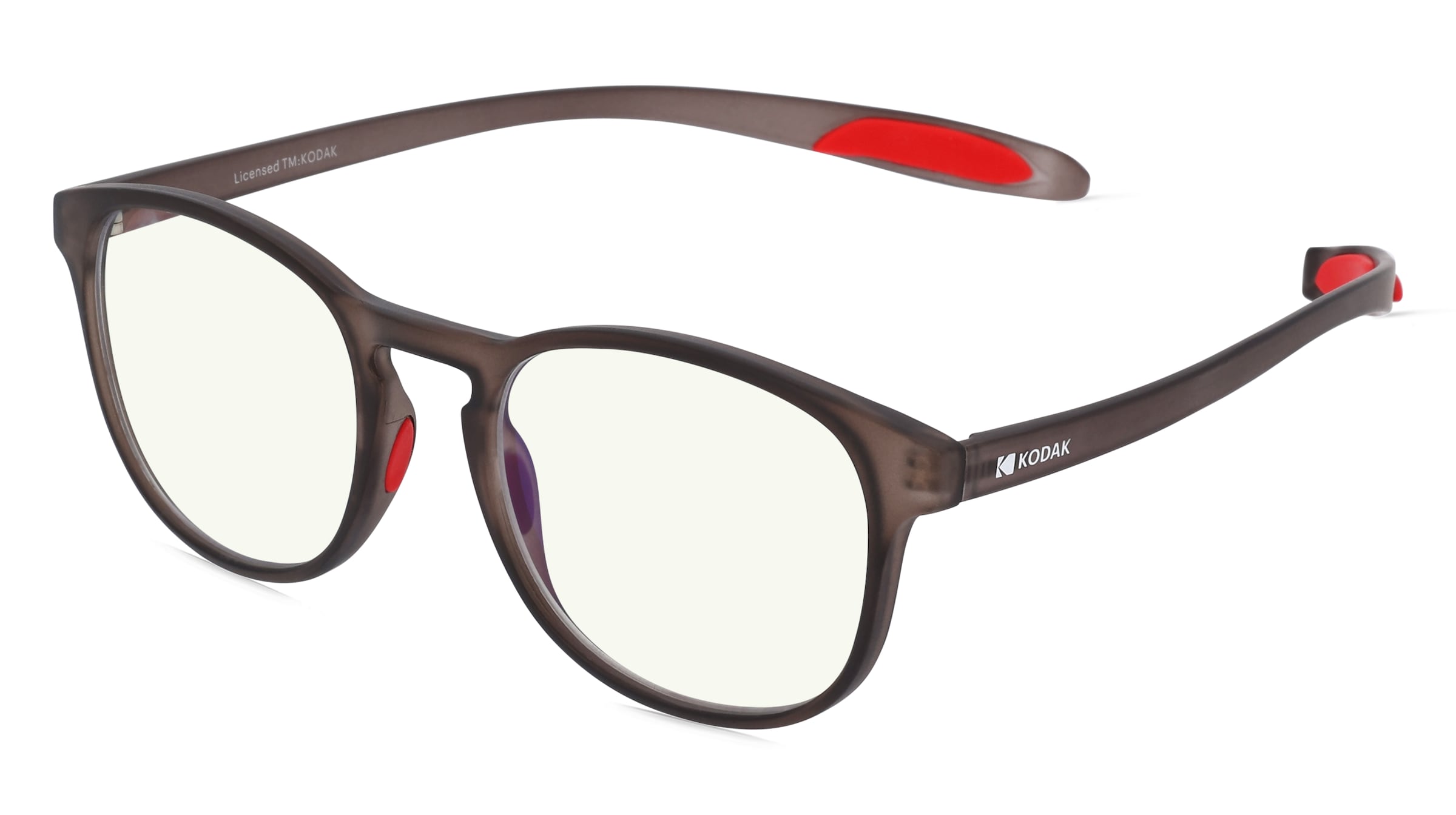 KODAK CF10002 Unisex-Fertiglesebrille Vollrand Panto TR90-Gestell, Grau