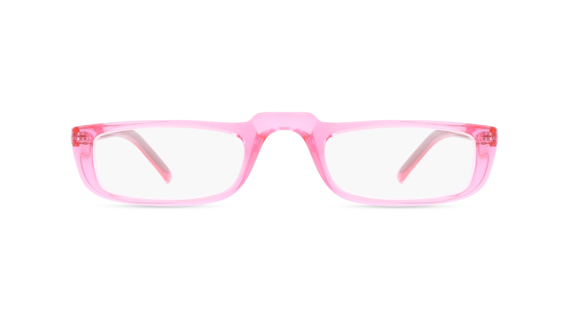 Fielmann READER 002 Unisex-Fertiglesebrille Vollrand Quadratisch Propionat-Gestell, Pink