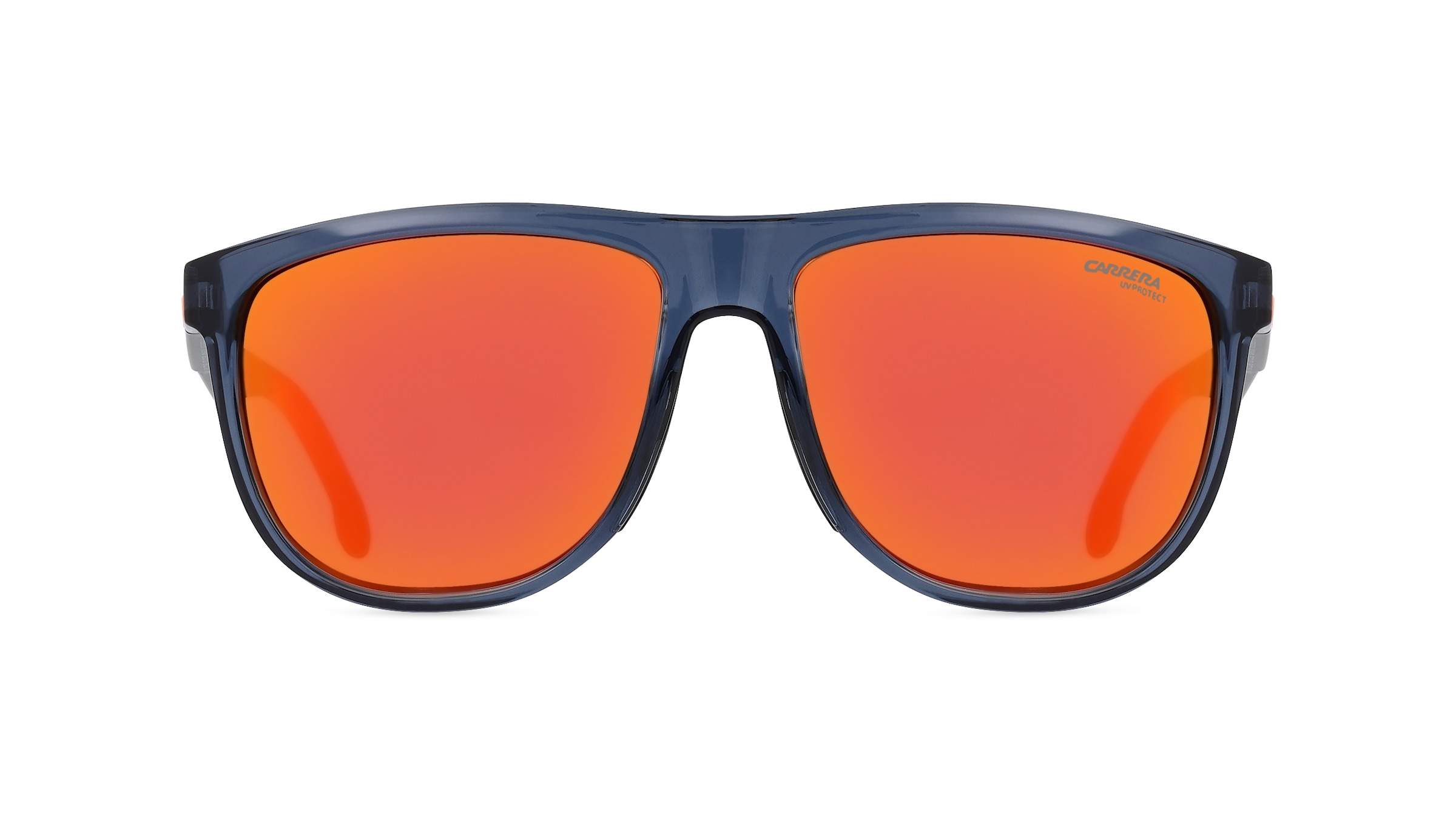 Carrera 8059/S Herren-Sonnenbrille Vollrand Eckig Kunststoff-Gestell, blau