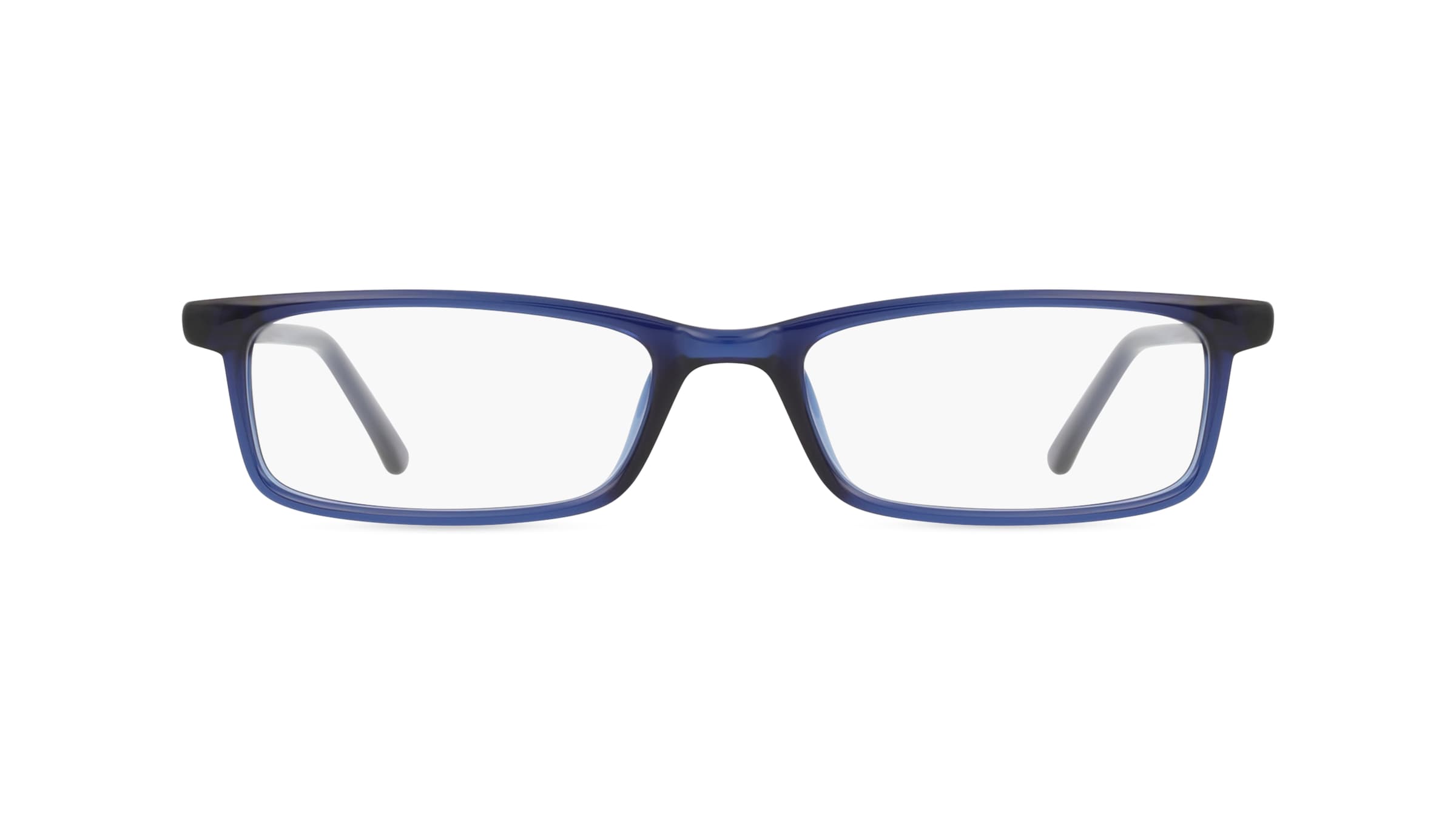 Fielmann MC 599 CL Unisex-Brille inkl. Gläser Vollrand Eckig Propionat-Gestell 50mm/16mm/135mm, blau