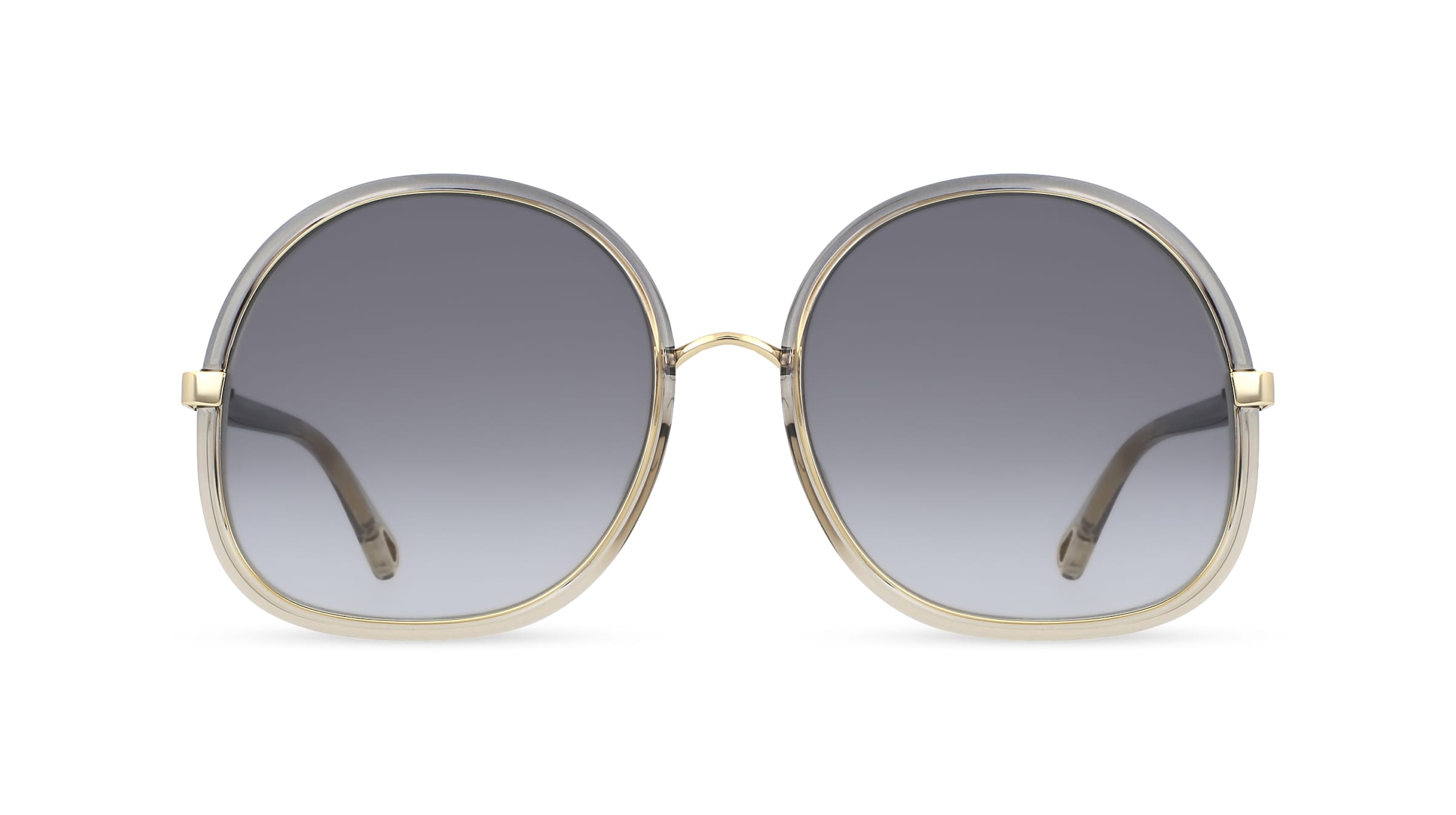 Chloé CH0029S Damen-Sonnenbrille Vollrand Oval Kunststoff-Gestell, grau