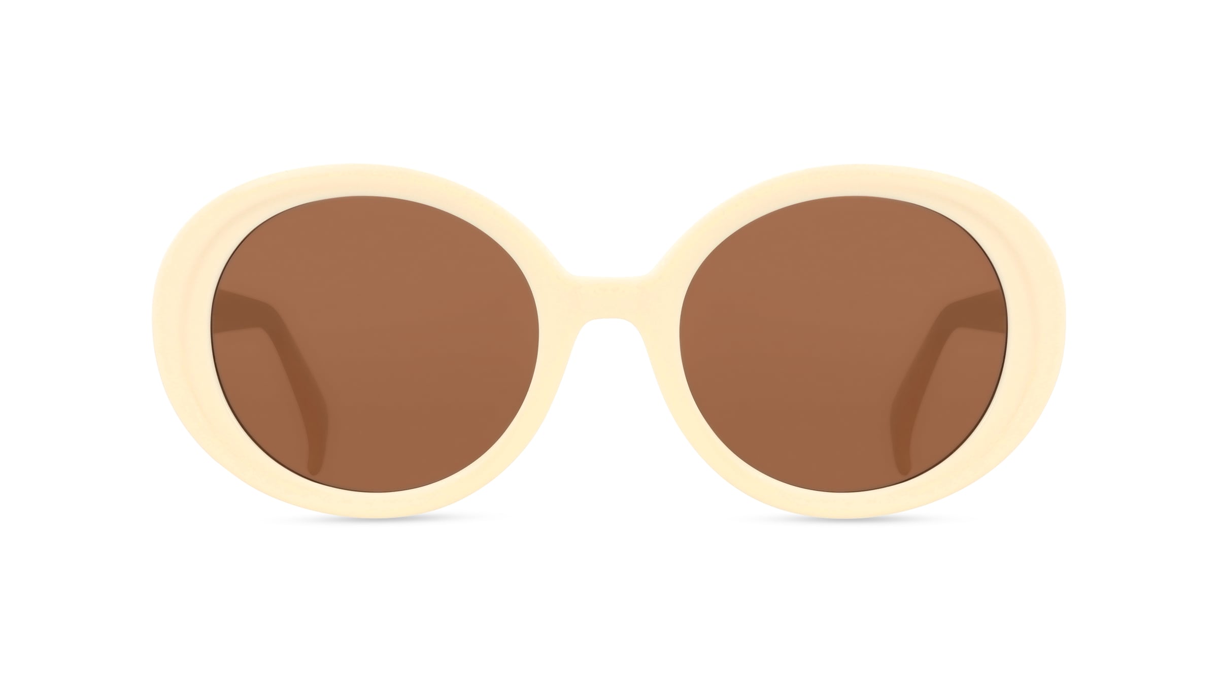 Fielmann MC 639 SUN FA KELLY Damen-Sonnenbrille Vollrand Oval Propionat-Gestell, Beige
