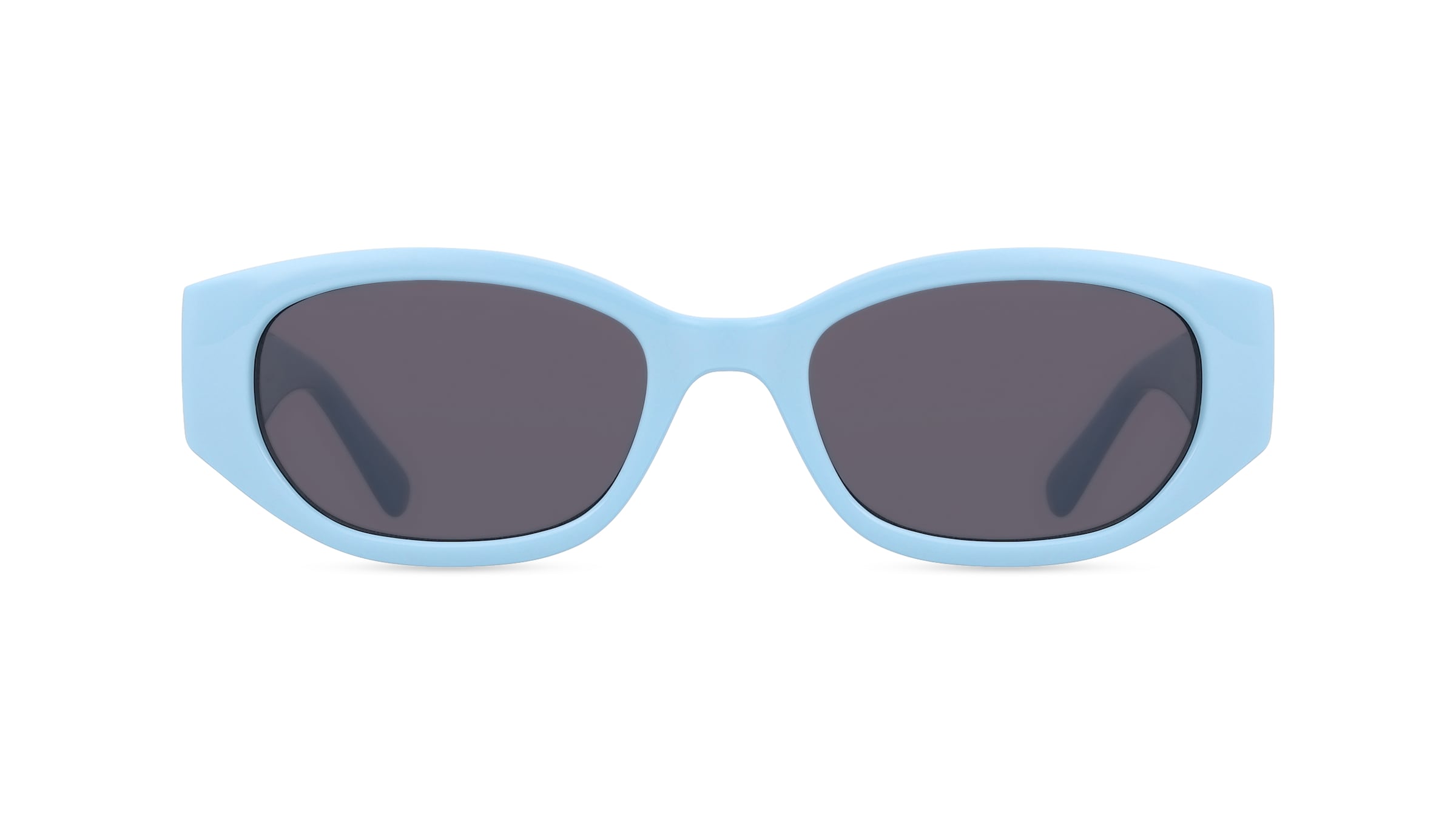 Fielmann OU 031 SUN FA Damen-Sonnenbrille Vollrand Oval Kunststoff-Gestell, blau