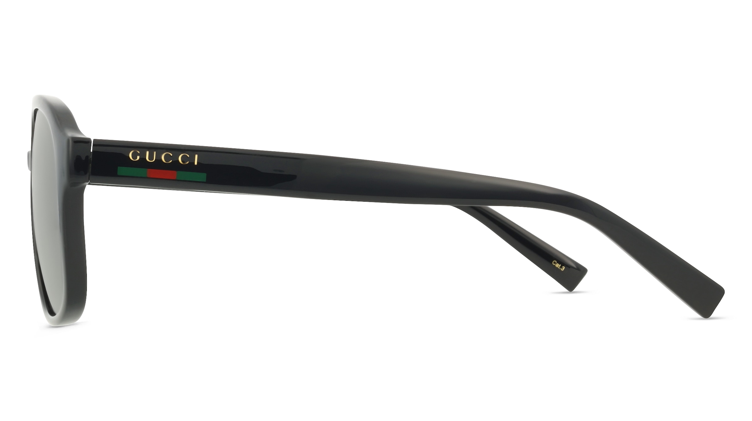 Thumbnail - Gucci GG1856S Herren-Sonnenbrille Vollrand Pilot Kunststoff-Gestell, schwarz