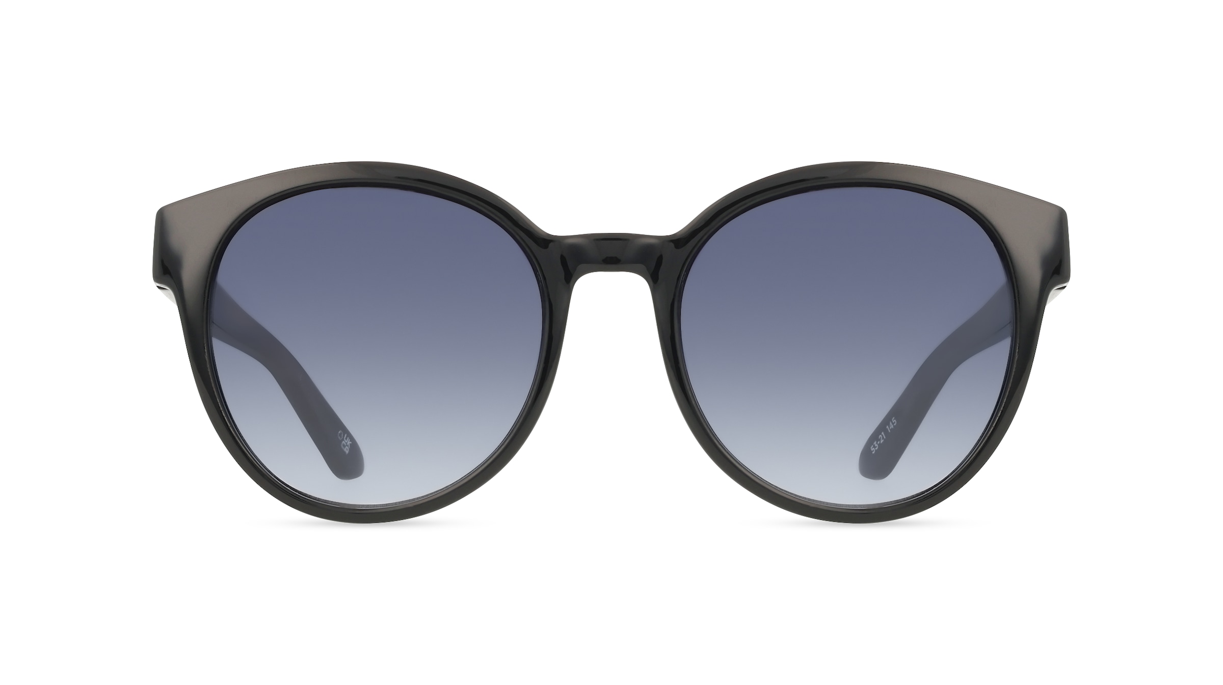 Le Specs LSP2552177 Damen-Sonnenbrille Vollrand Rund Kunststoff-Gestell, Schwarz