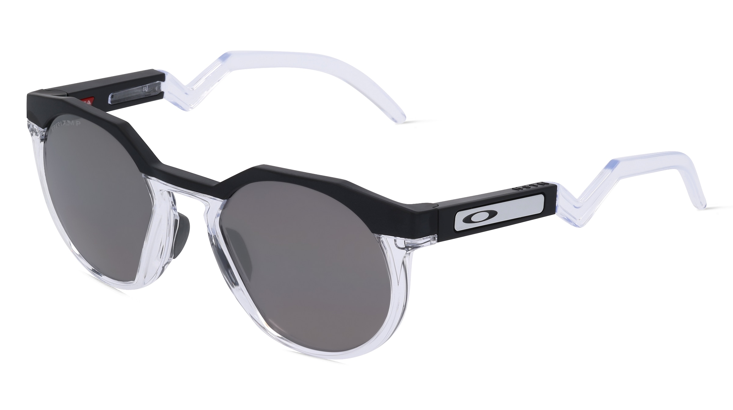 Oakley OO9242 HSTN Herren-Sonnenbrille Vollrand Rund Kunststoff-Gestell, Schwarz