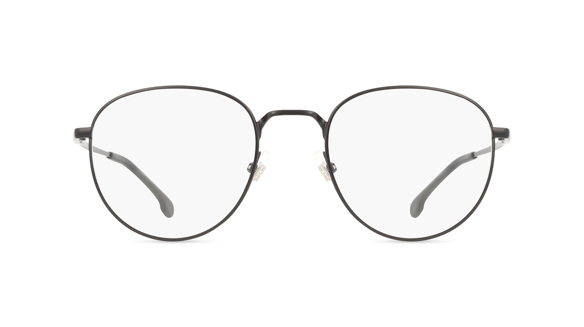 Carrera 8908 Herren-Brille inkl. Gläser Vollrand Panto Metall-Gestell 45mm/20mm/140mm, schwarz