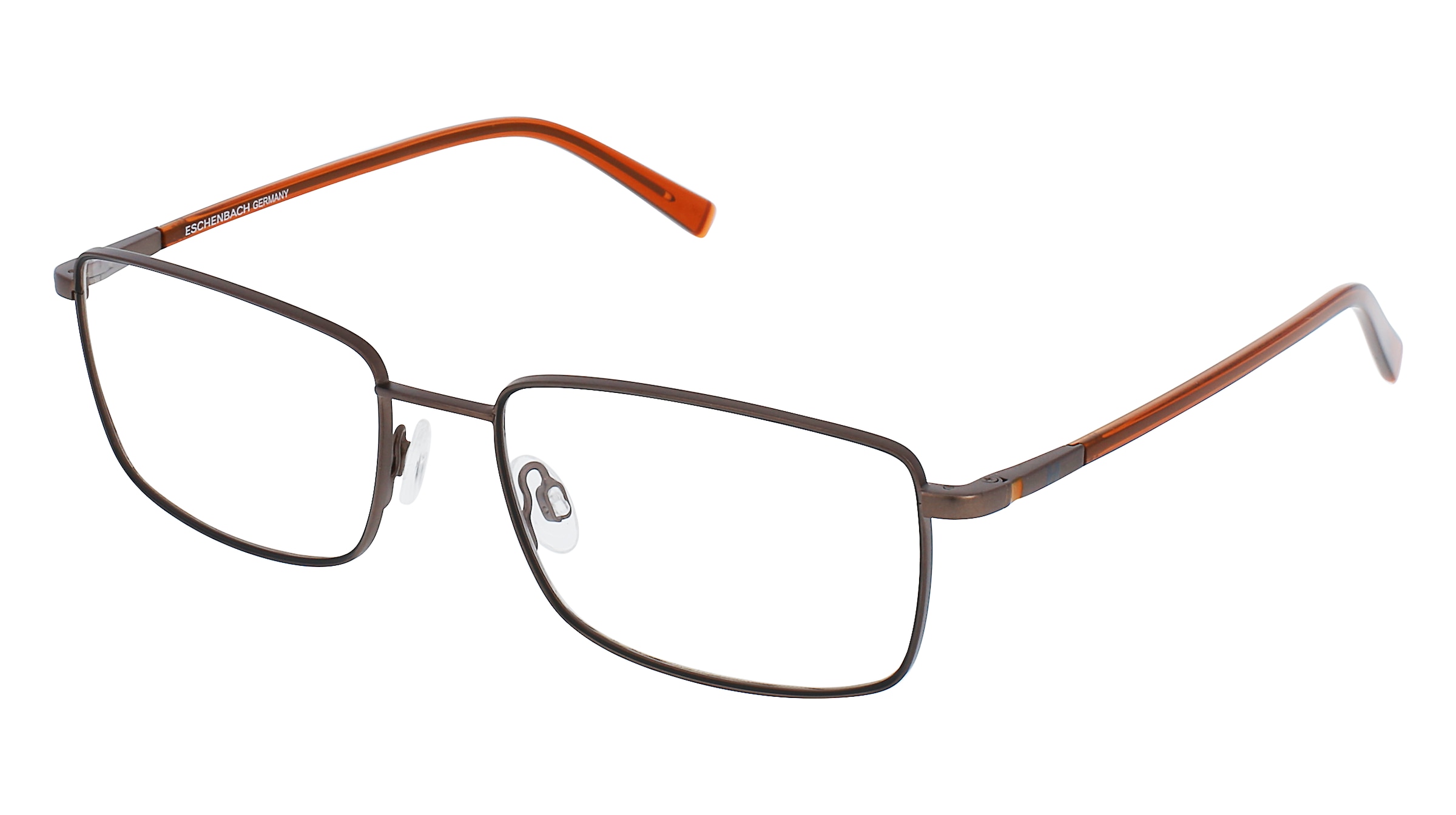 Humphrey’s eyewear 582356 Unisex-Brille inkl. Gläser Vollrand Panto Metall-Gestell 54/17/140, Braun