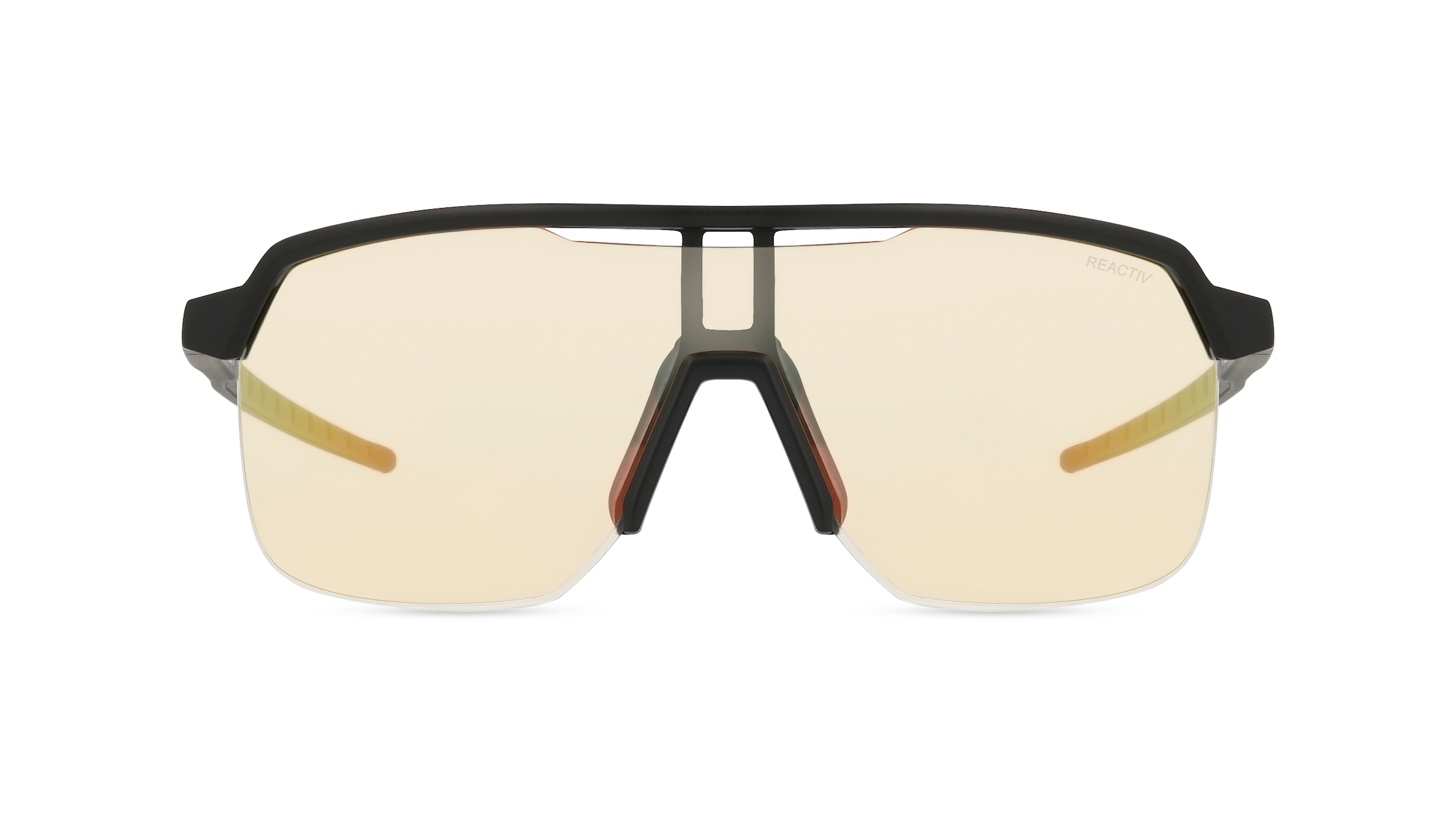 Julbo FREQUENCY Damen-Sonnenbrille Vollrand Monoscheibe Kunststoff-Gestell, schwarz