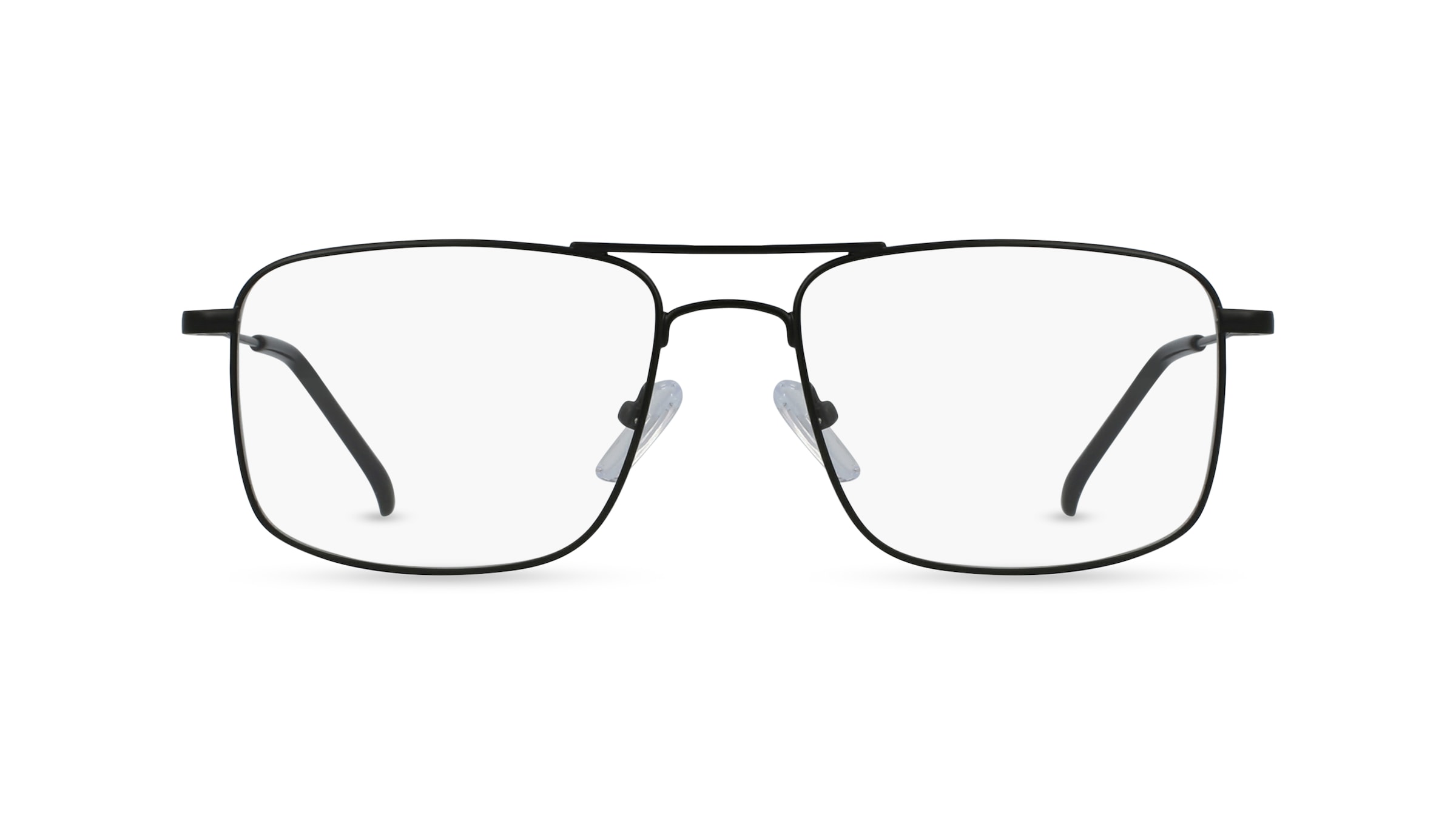 Fielmann BD 435 CL Herren-Brille inkl. Gläser Vollrand Eckig Edelstahl-Gestell 53mm/18mm/140mm, schwarz