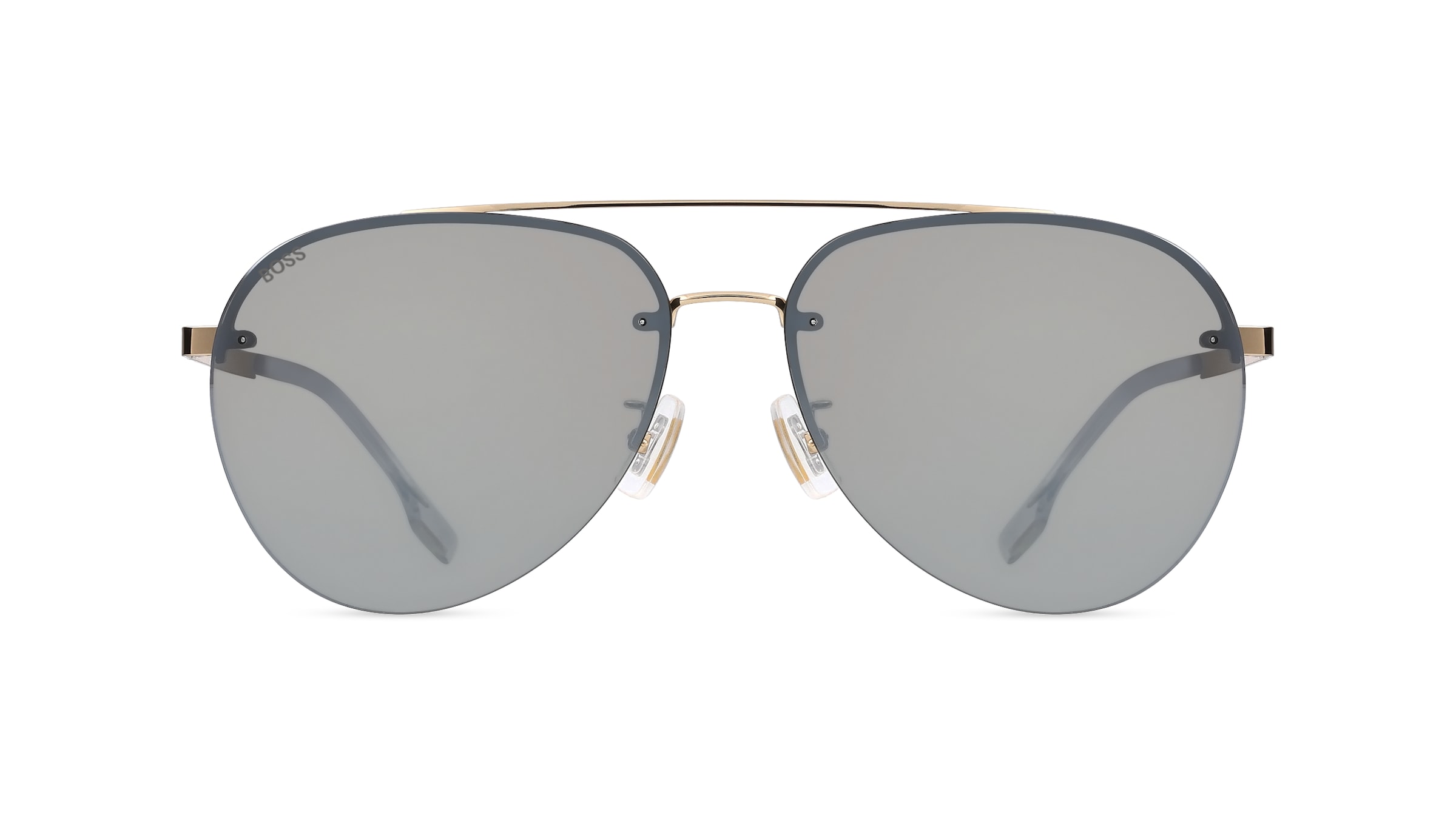 Boss 1537/F/SK Herren-Sonnenbrille Vollrand Pilot Metall-Gestell, gold