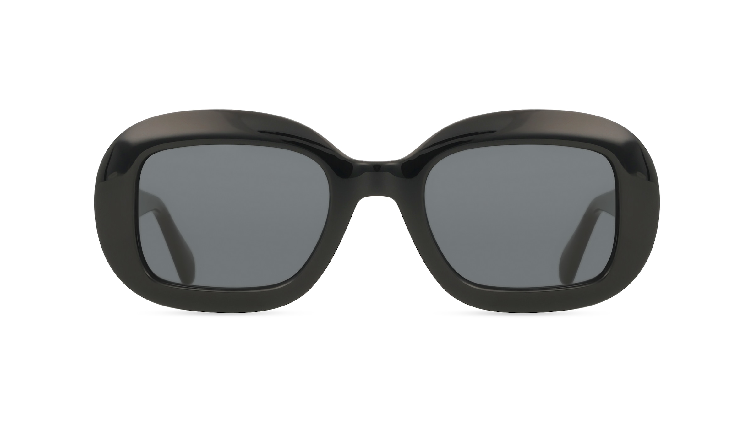 Ferragamo SF2038S Unisex-Sonnenbrille Vollrand Oval Acetat-Gestell, schwarz