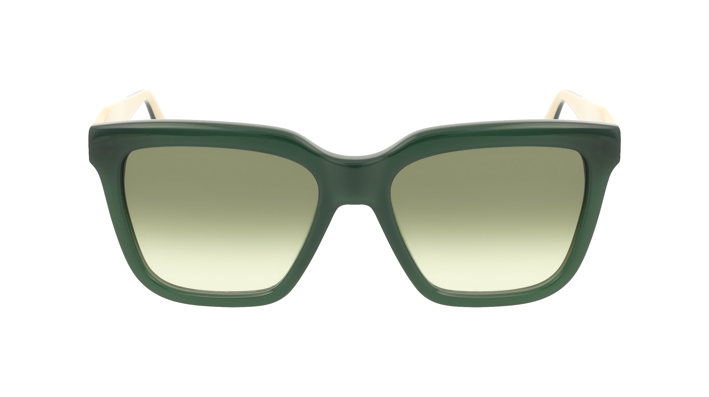 Sandro SA6058 Damen-Sonnenbrille Vollrand Quadratisch Acetat-Gestell, grün