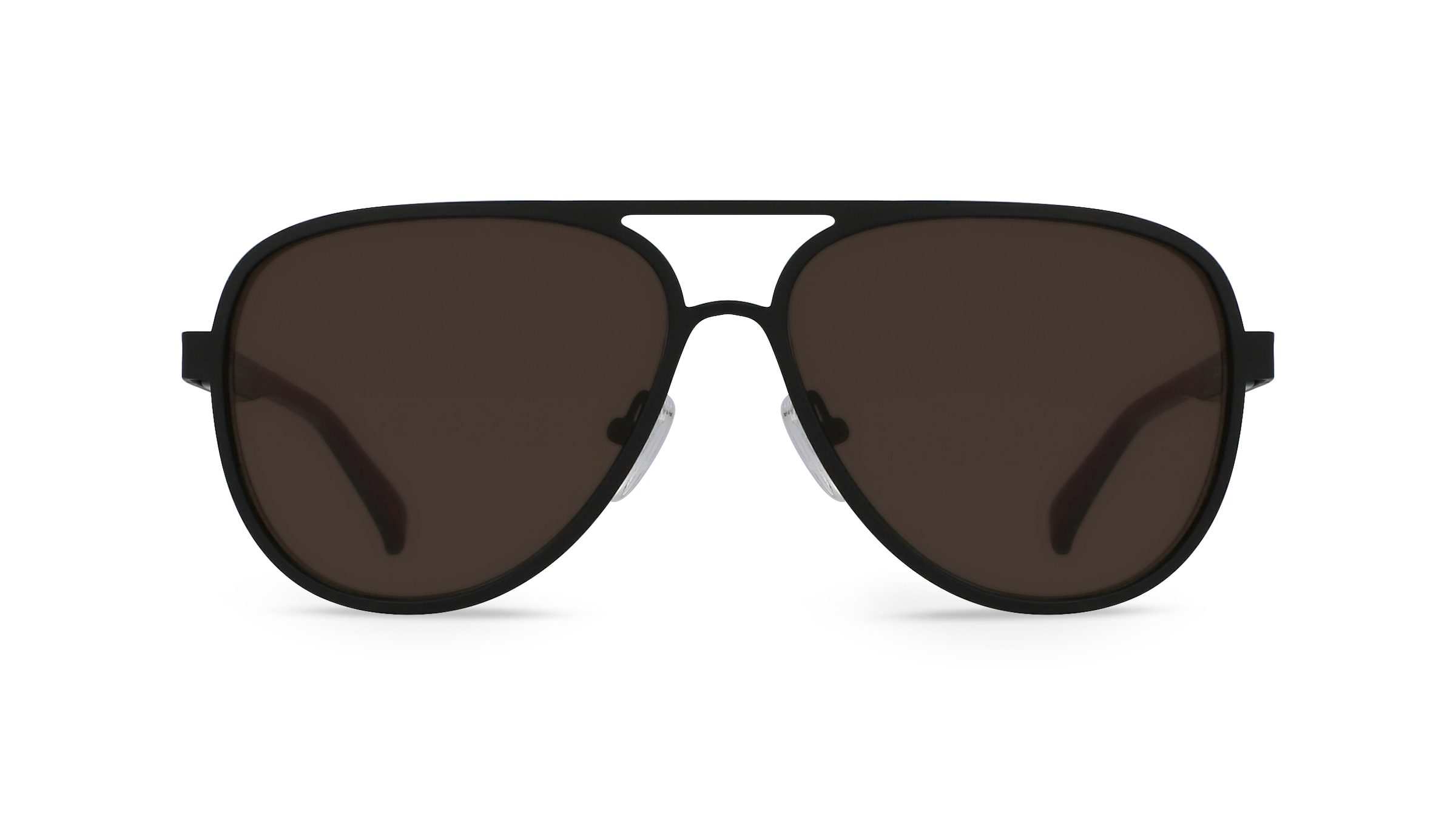 Fielmann CY 004 SUN CL Herren-Sonnenbrille Vollrand Pilot Edelstahl-Gestell, schwarz