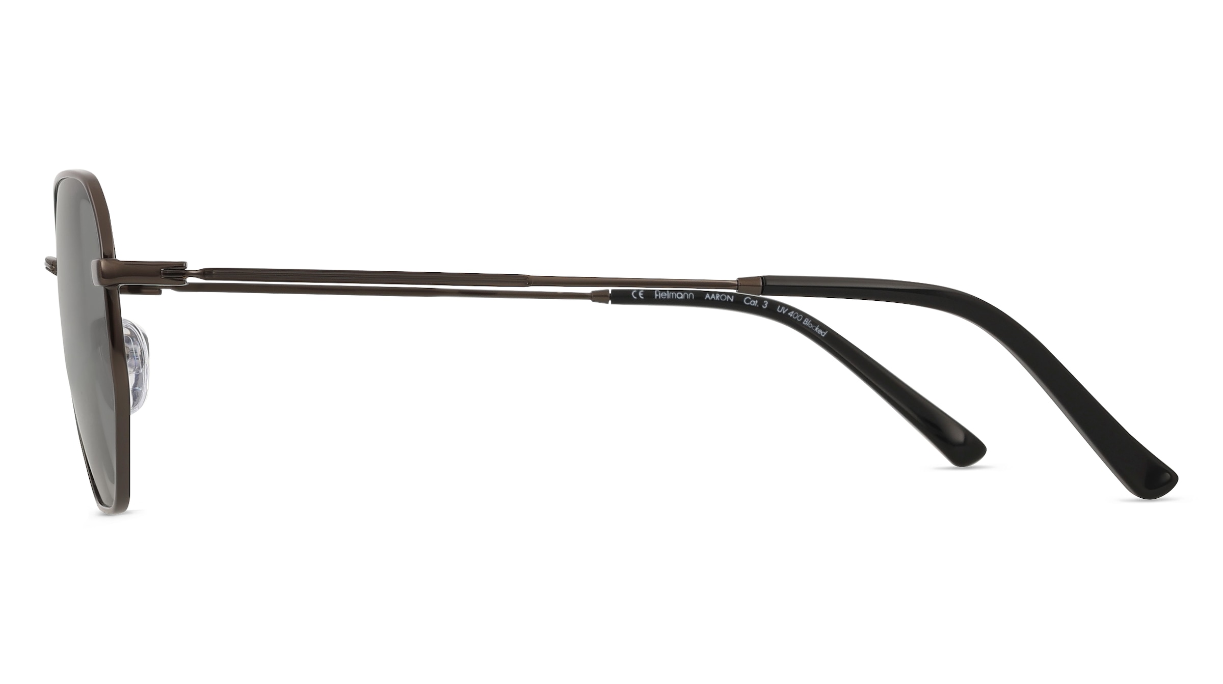 Thumbnail - Fielmann BD 573 SUN CL AARON Unisex-Sonnenbrille Vollrand Geometrisch Edelstahl-Gestell, grau