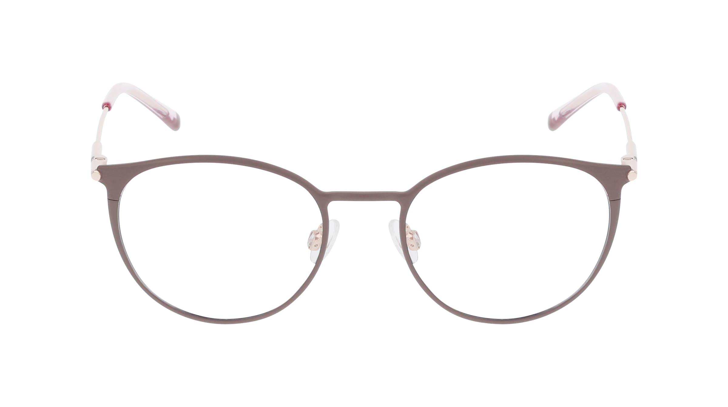 HUMPHREY’S eyewear 582405 Damen-Brille inkl. Gläser Vollrand Panto Metall-Gestell 48mm/19mm/140mm, grau