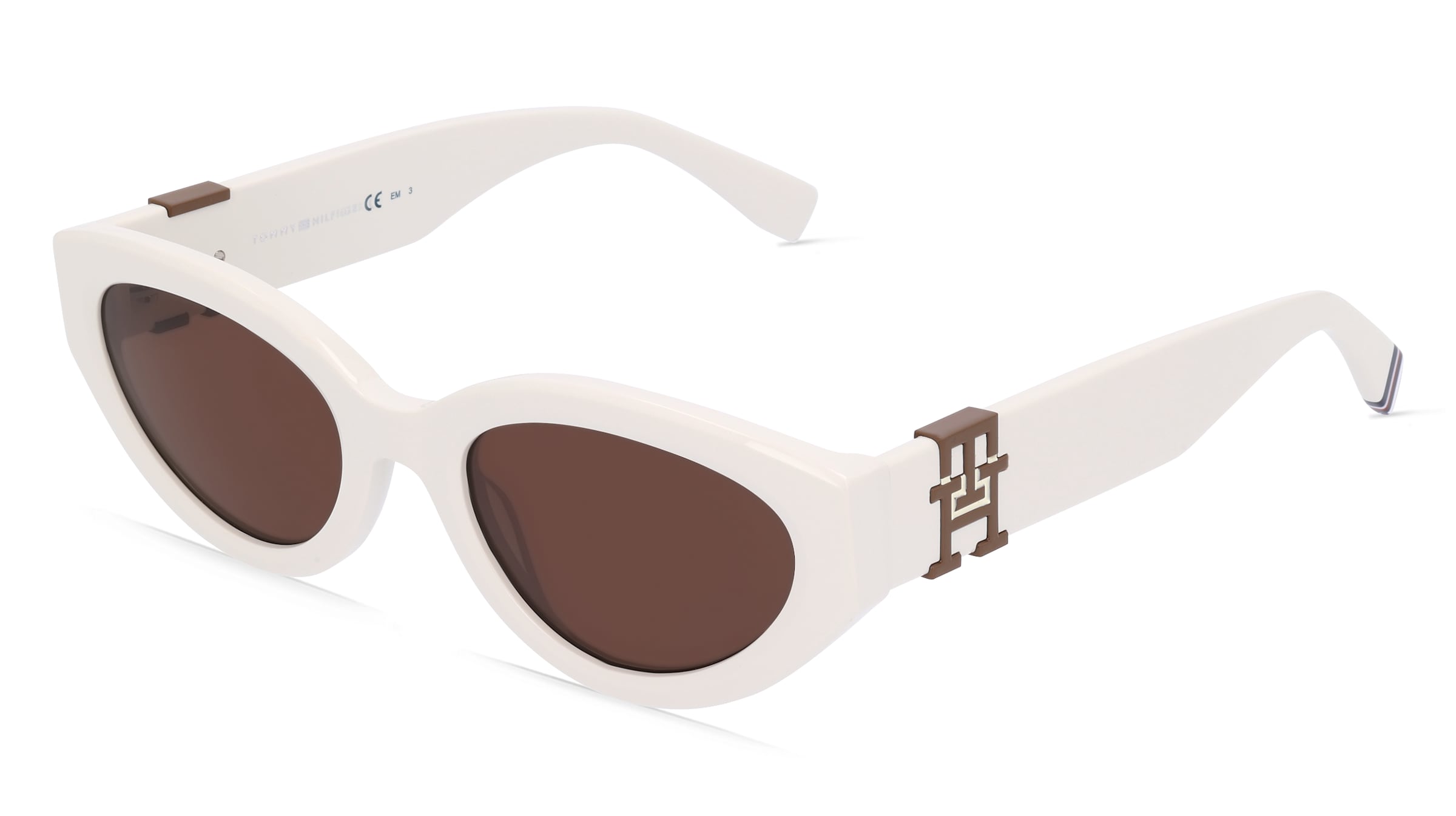 Tommy Hilfiger Eyewear Th 1957/S Damen-Sonnenbrille Vollrand Butterfly Acetat-Gestell, Beige