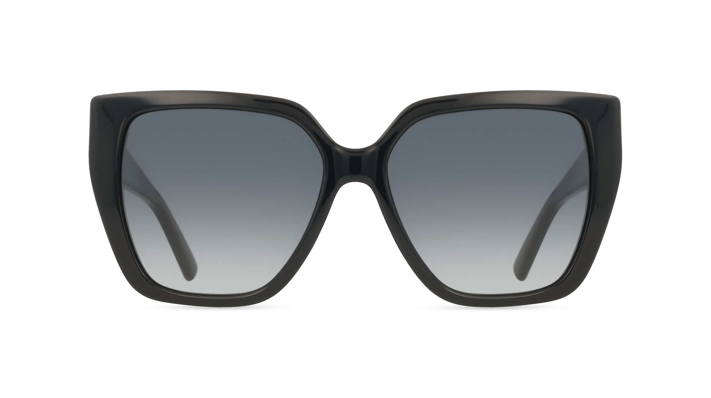 Moschino MOL088/S Damen-Sonnenbrille Vollrand Eckig Acetat-Gestell, schwarz