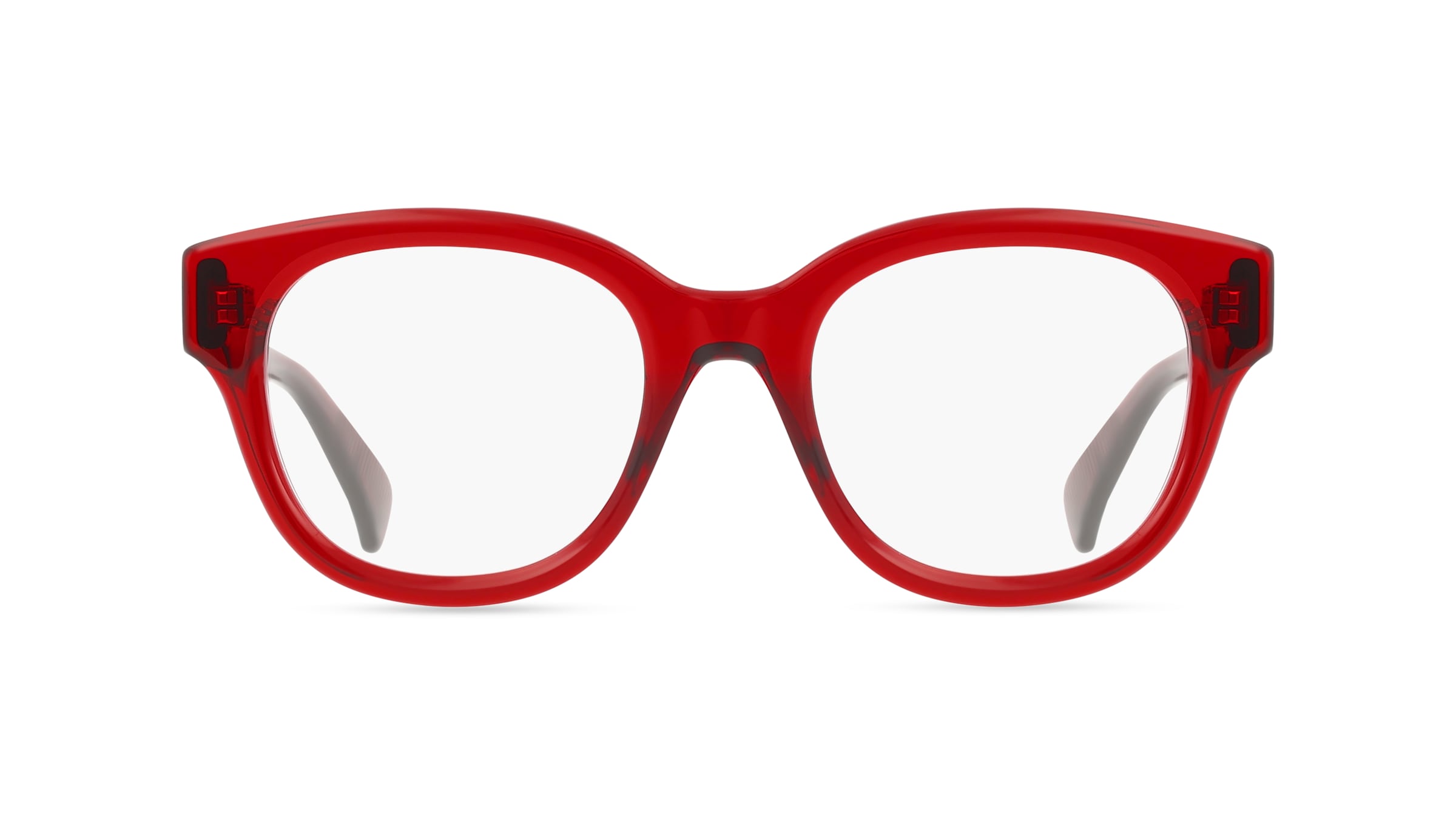 Kenzo KZ50212I Damen-Brille inkl. Gläser Vollrand Quadratisch Acetat-Gestell 51/20/145, rot