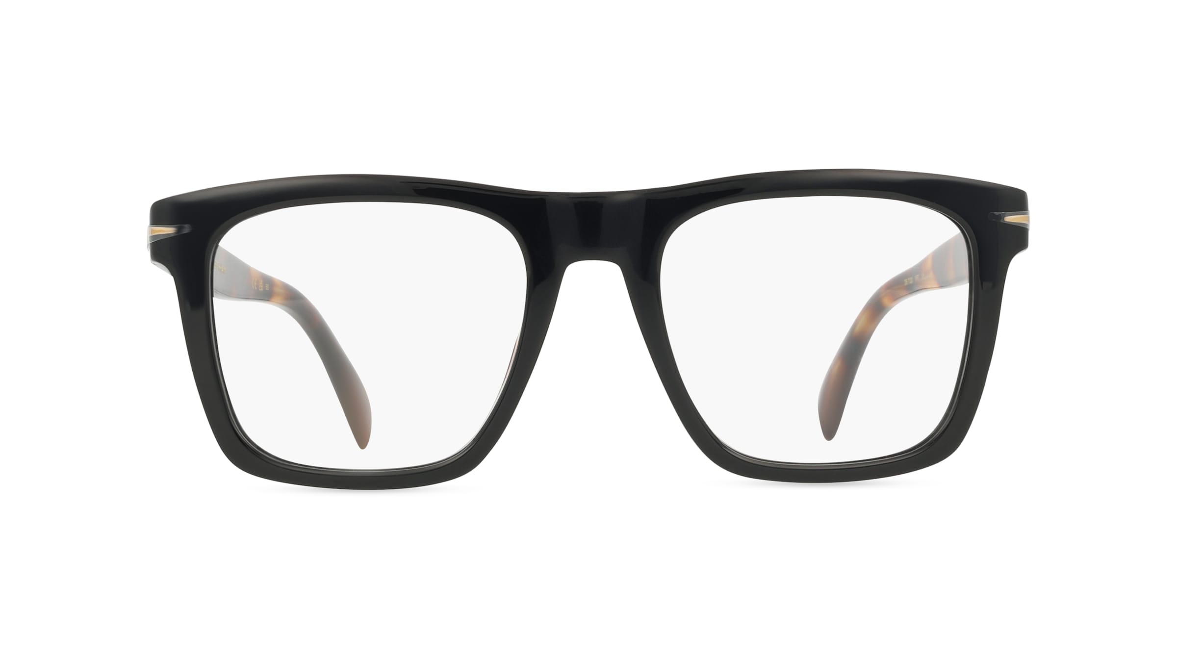 David Beckham DB 7020 Herren-Brille inkl. Gläser Vollrand Eckig Acetat-Gestell 51mm/20mm/145mm, schwarz