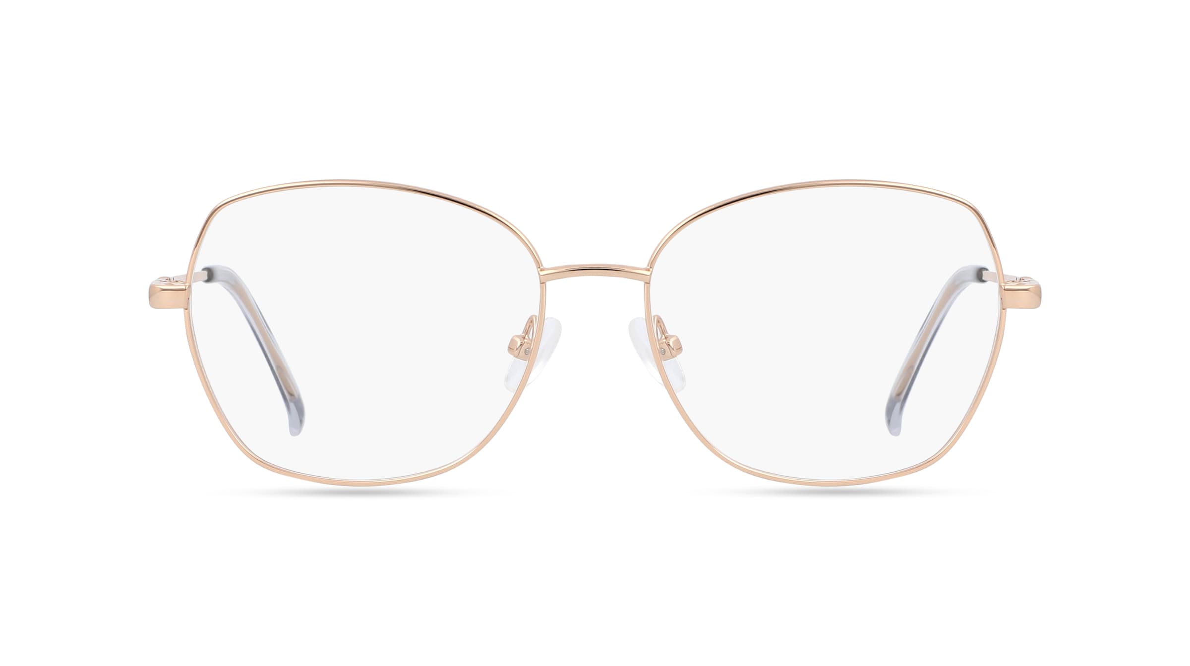 Fielmann BD 512 FA Damen-Brille inkl. Gläser Vollrand Quadratisch Edelstahl-Gestell 52/15/135, Pink