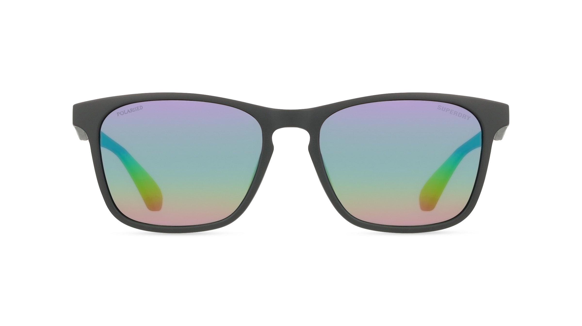 Superdry SDS 5017 Herren-Sonnenbrille Vollrand Eckig Kunststoff-Gestell, schwarz