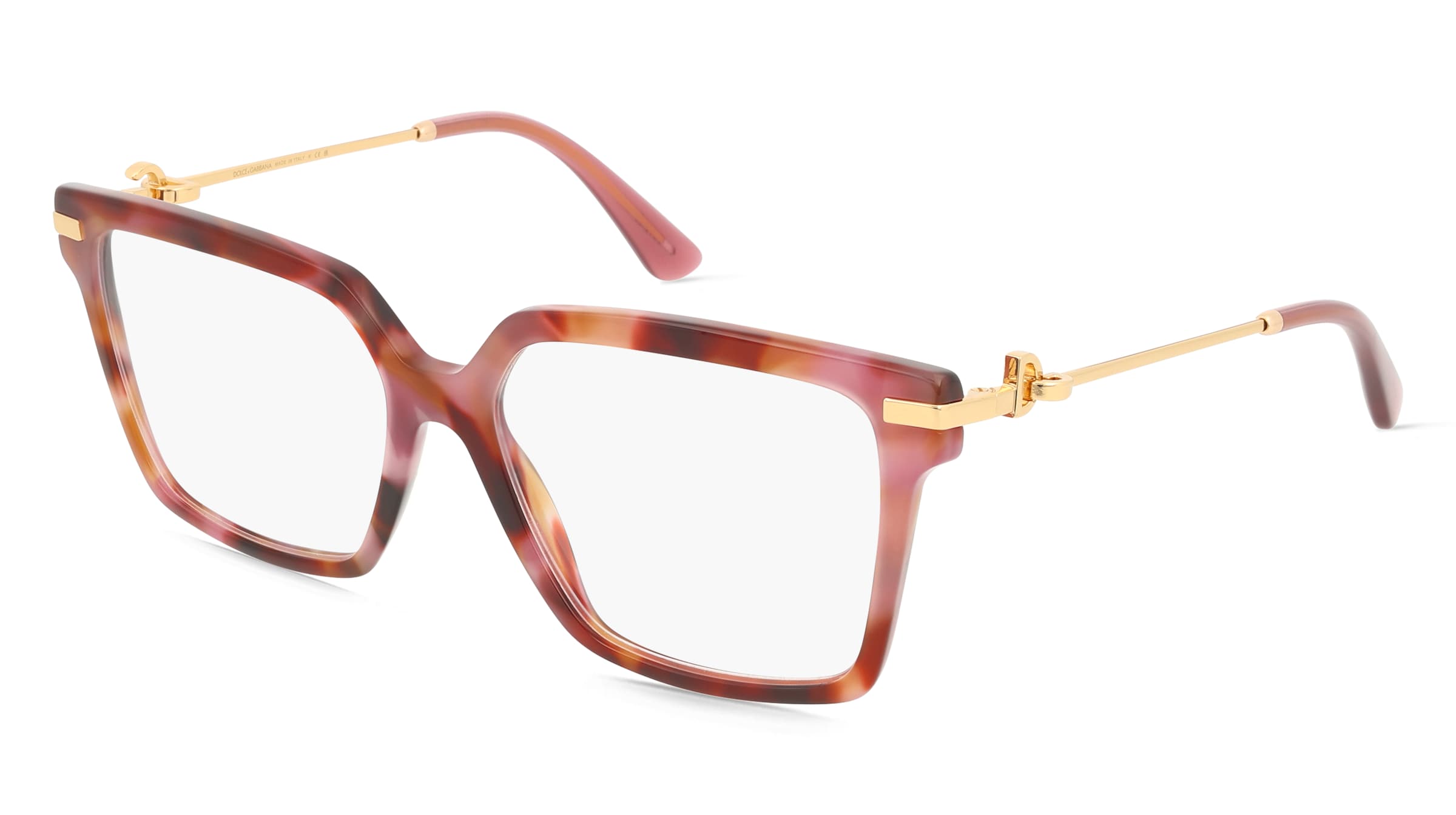 Dolce&amp;Gabbana DG3397 Damen-Brille inkl. Gläser Vollrand Quadratisch Acetat-Gestell 56/16/140, Havanna