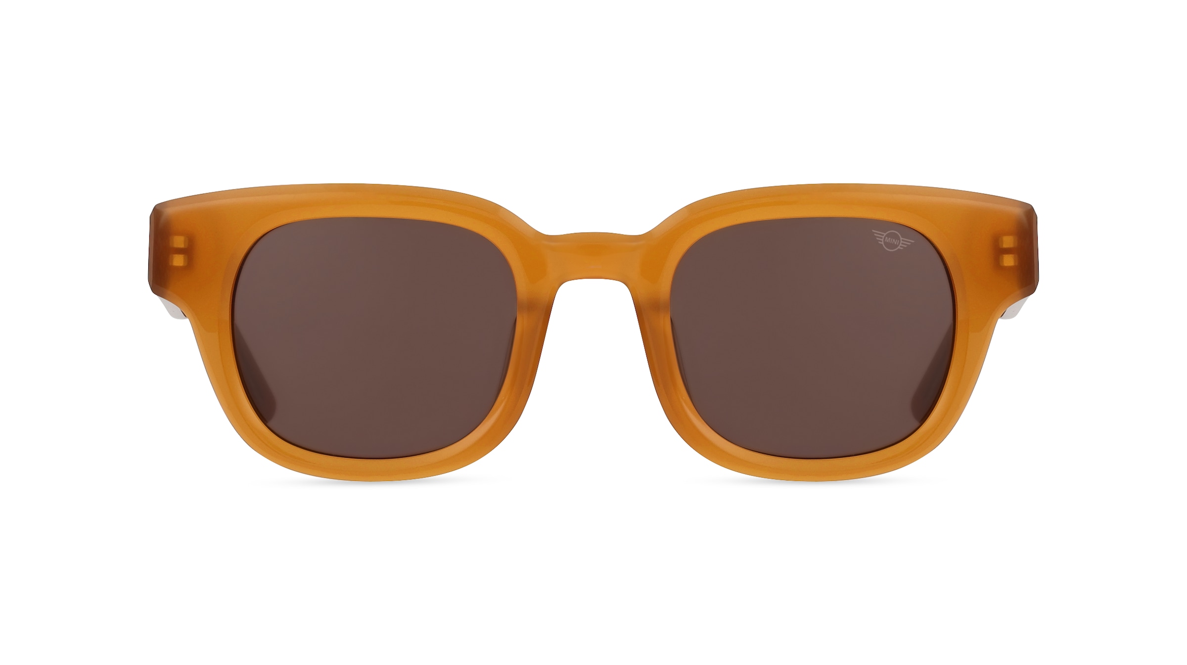 MINI EYEWEAR 746019 Unisex-Sonnenbrille Vollrand Browline Kunststoff-Gestell, gelb