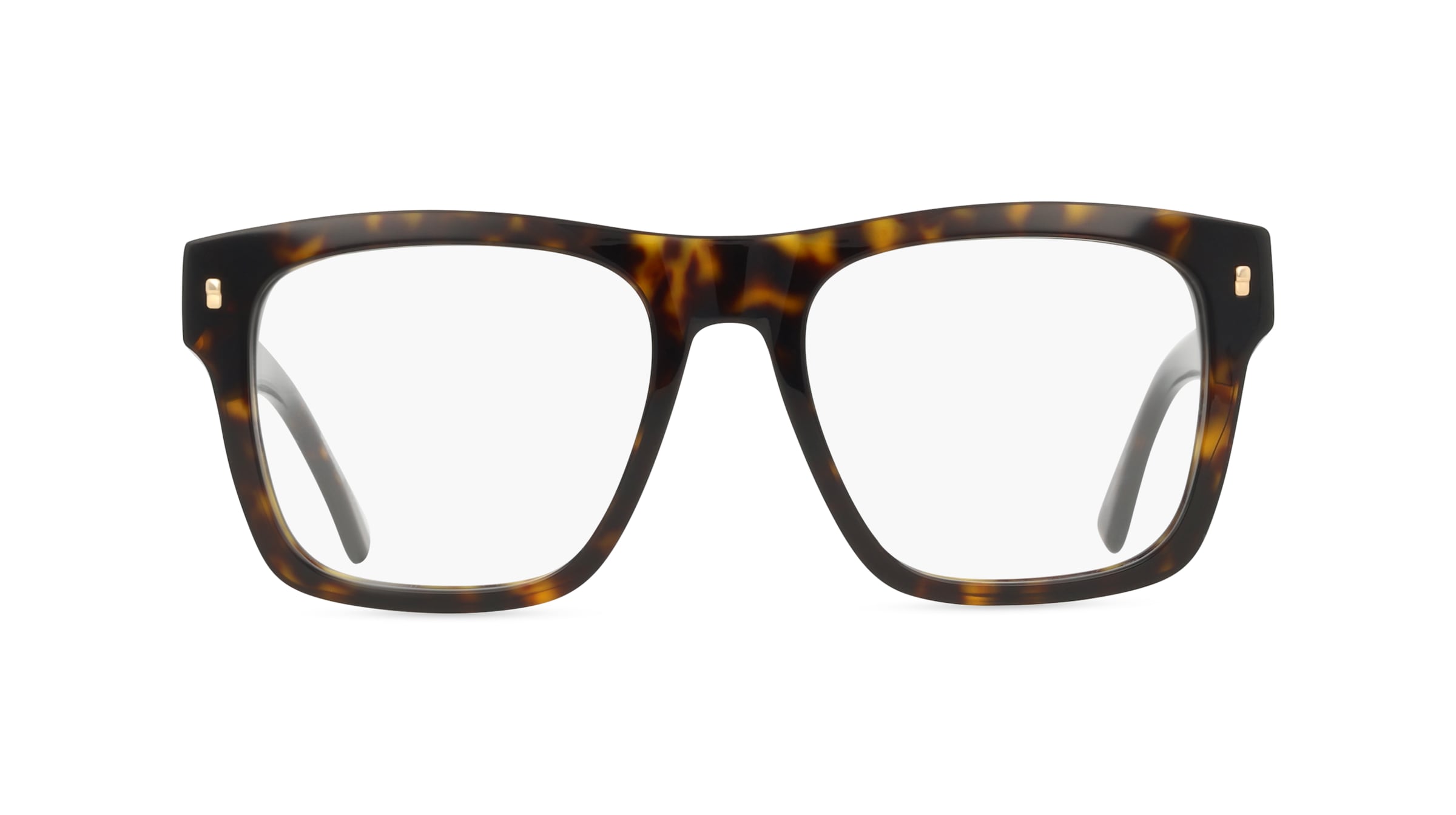 Dsquared2	 D2 0037 Herren-Brille inkl. Gläser Vollrand Eckig Acetat-Gestell 53mm/18mm/145mm, braun