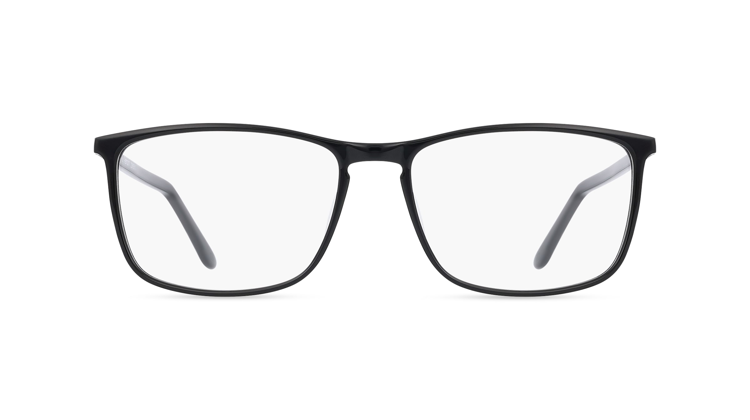 Fielmann 2208 FLEX CL Herren-Brille inkl. Gläser Vollrand Eckig Kunststoff-Gestell 56mm/17mm/145mm, schwarz