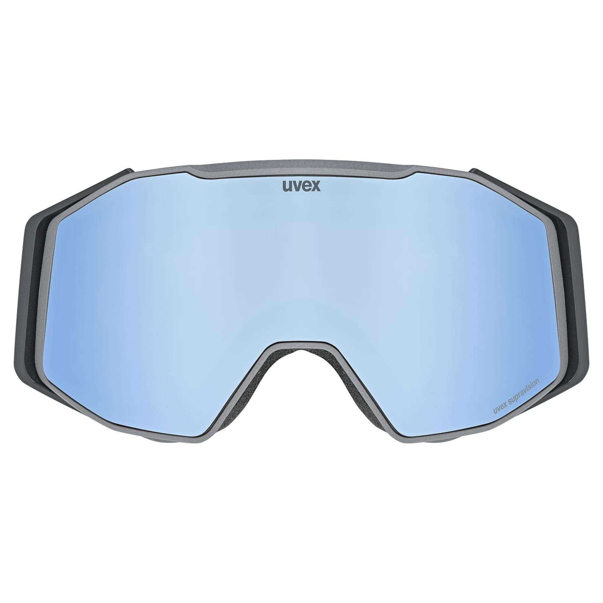 Uvex 0541 Herren-Skibrille Randlos Monoscheibe Kunststoff-Gestell, grau