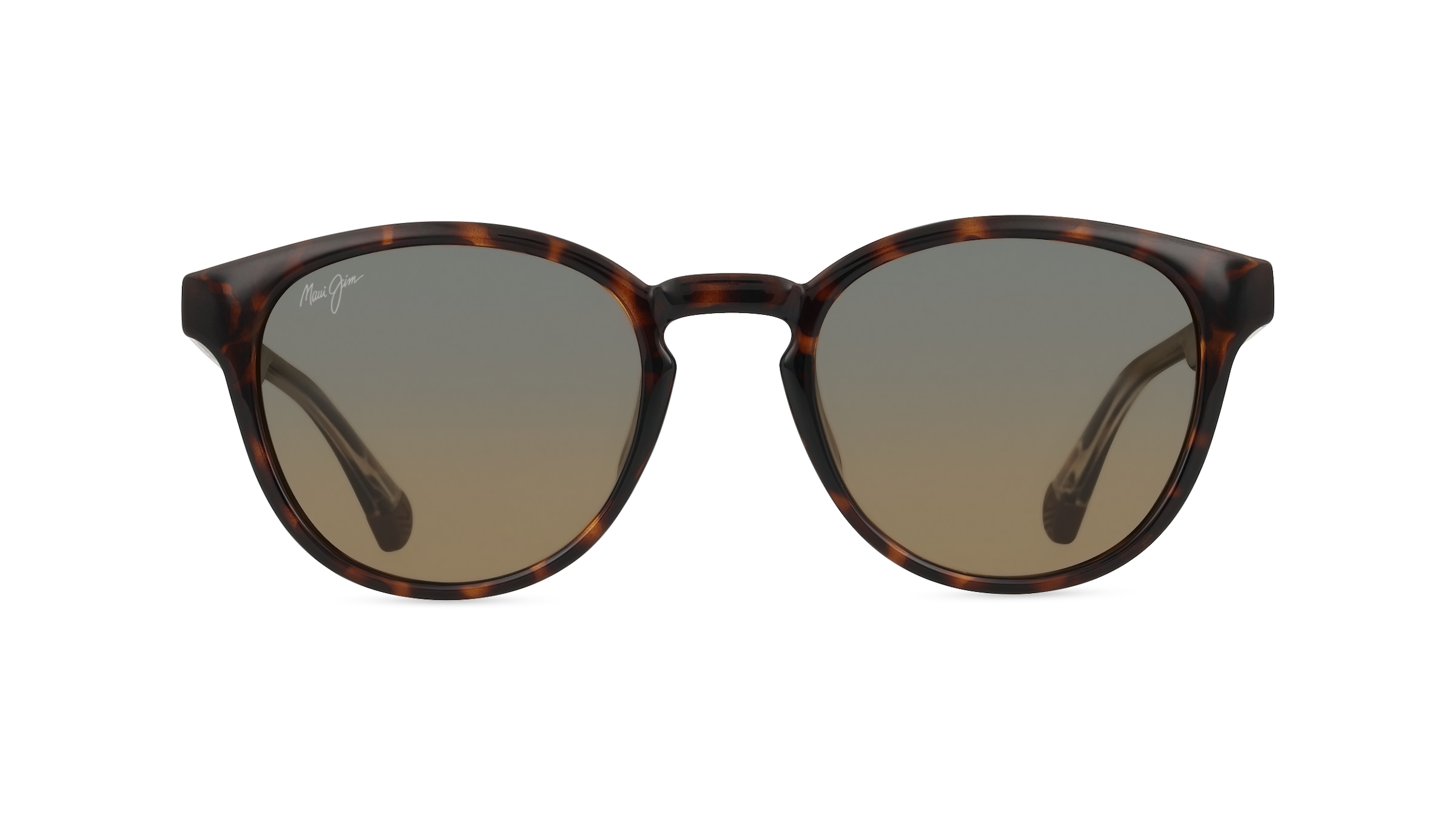 Maui Jim MJ0636S Unisex-Sonnenbrille Vollrand Rund Nylon-Gestell, braun