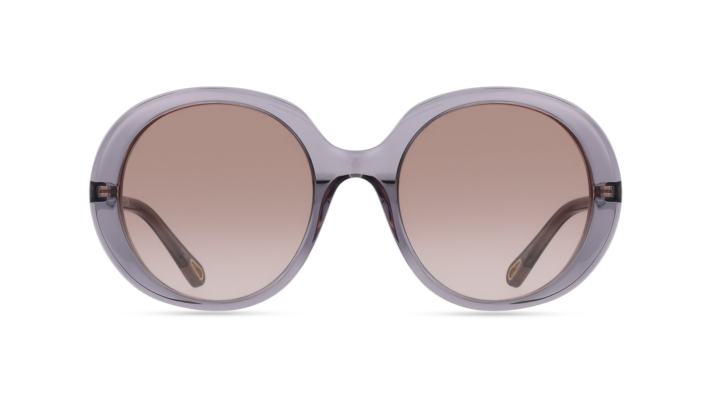 Chloé CH0007S Damen-Sonnenbrille Vollrand Oval Kunststoff-Gestell, grau