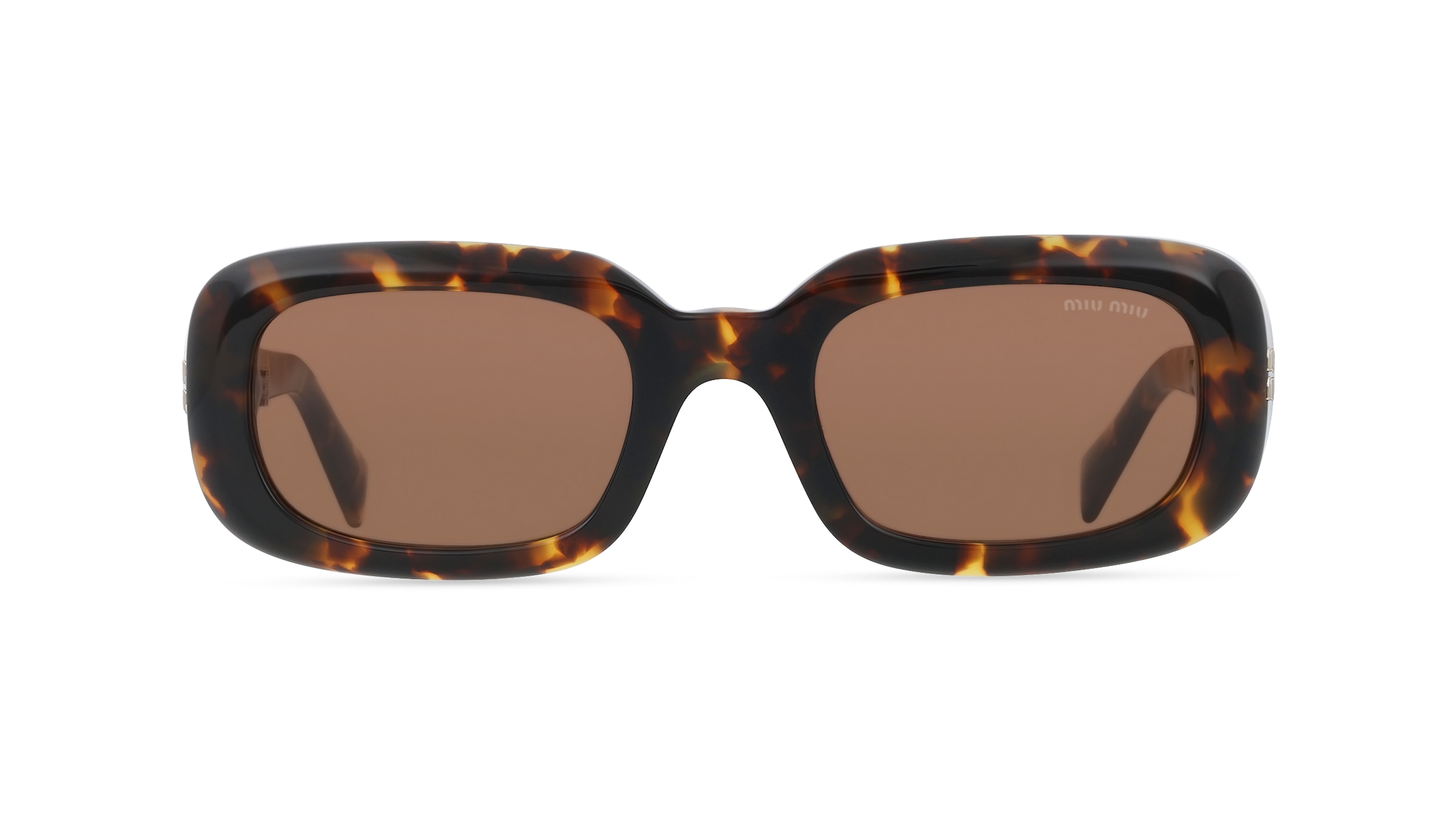 Miu Miu MU B13S Damen-Sonnenbrille Vollrand Eckig Acetat-Gestell, Gelb