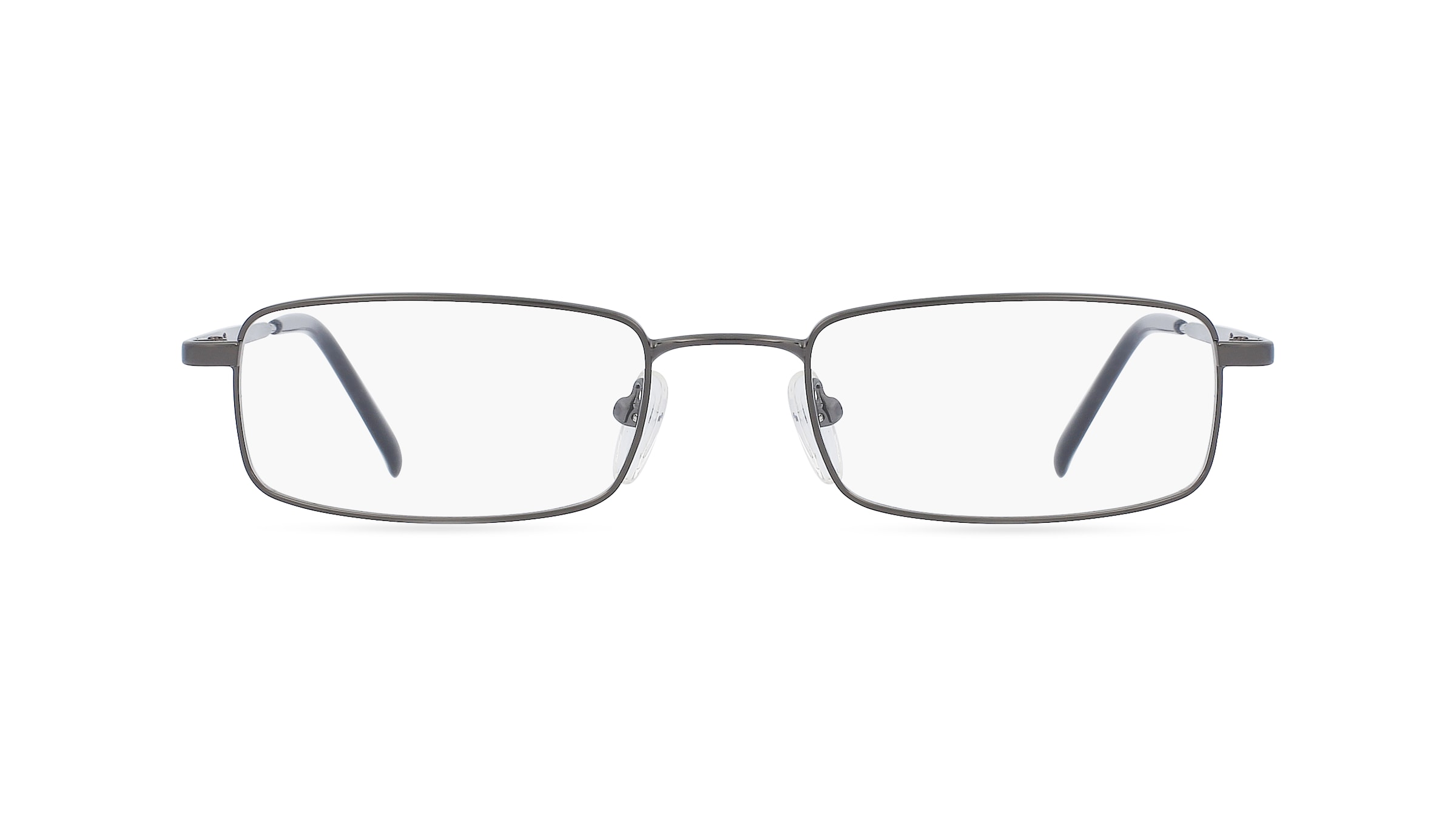 Fielmann MC 232 FA Unisex-Brille inkl. Gläser Vollrand Eckig Metall-Gestell 52mm/18mm/140mm, grau